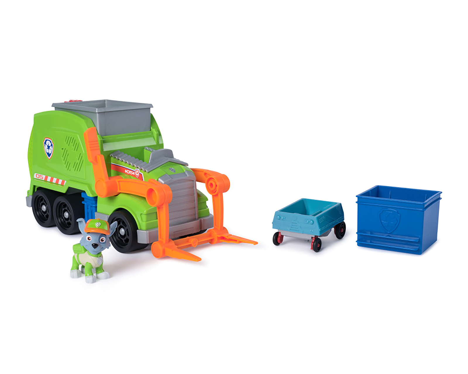 Foto 2 | Foto 2 | Camión de Reciclaje Crush N Roll Paw Patrol con Figura de Rocky