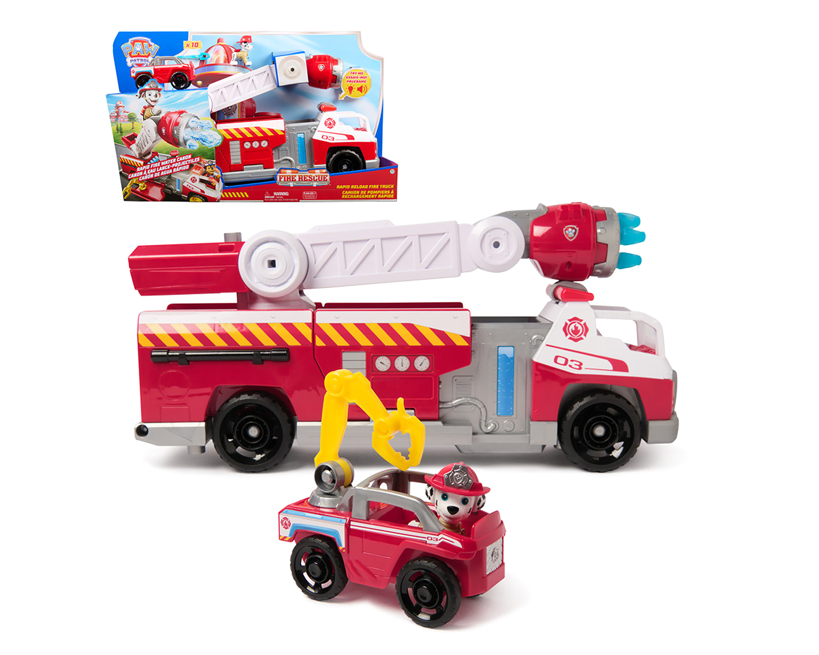 Foto 4 pulgar | Foto 3 | Camión de Bomberos Paw Patrol Fire Rescue con Luz y Sonido