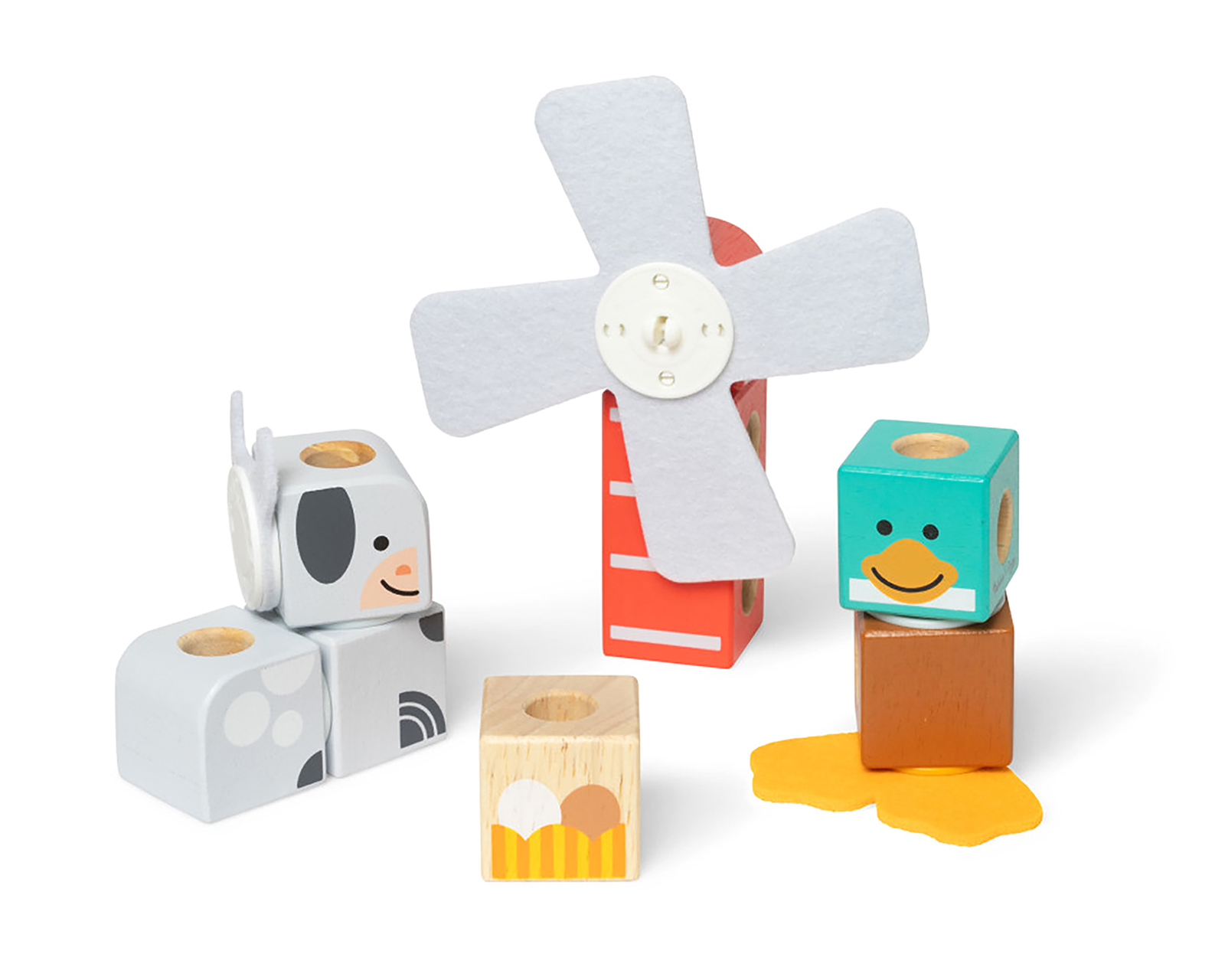 Foto 1 | Foto 1 | Set de Bloques Melissa & Doug Blockables Amigos de la Granja