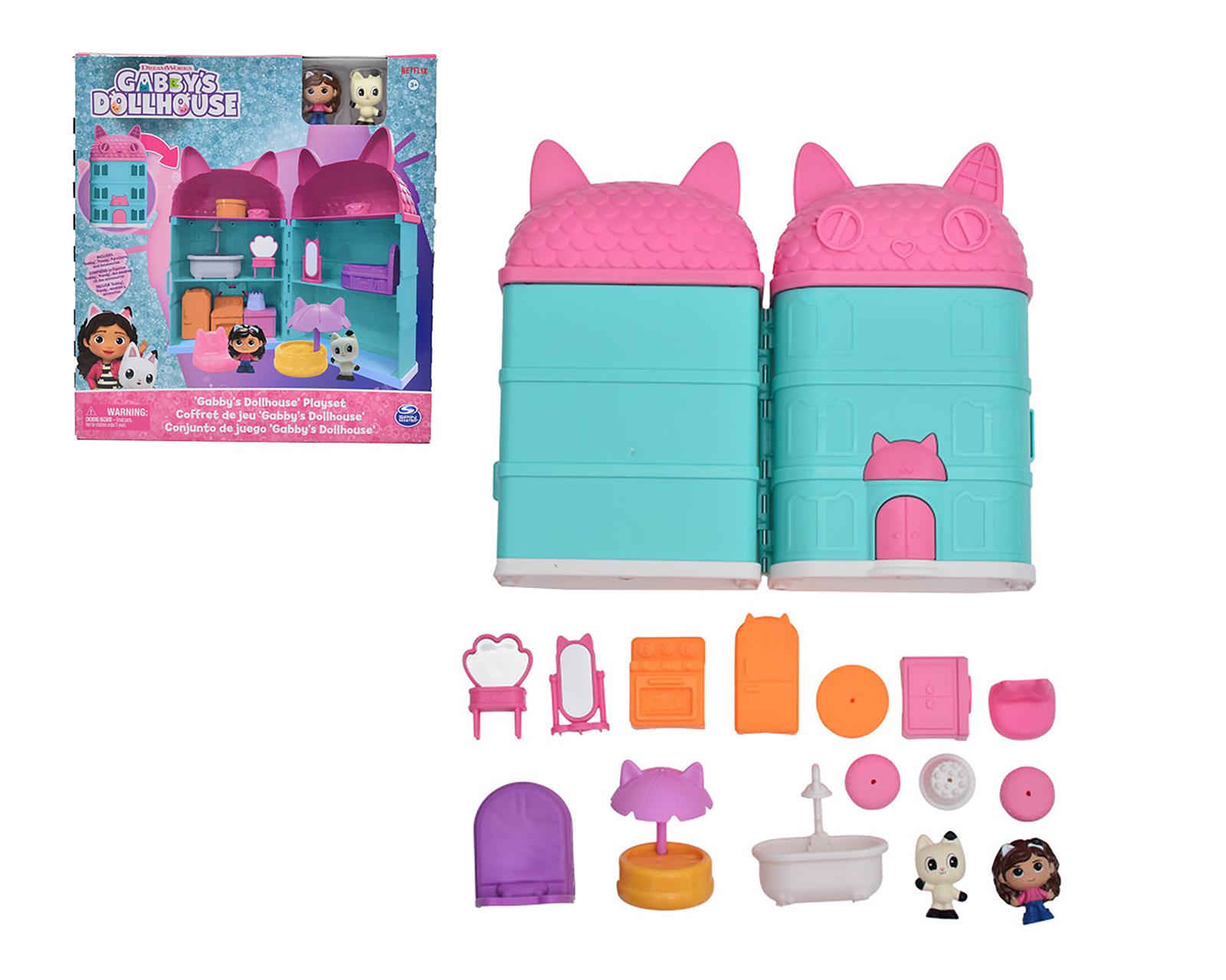 Foto 1 | Foto 1 | Set de Juego Gabby's Dollhouse con Accesorios