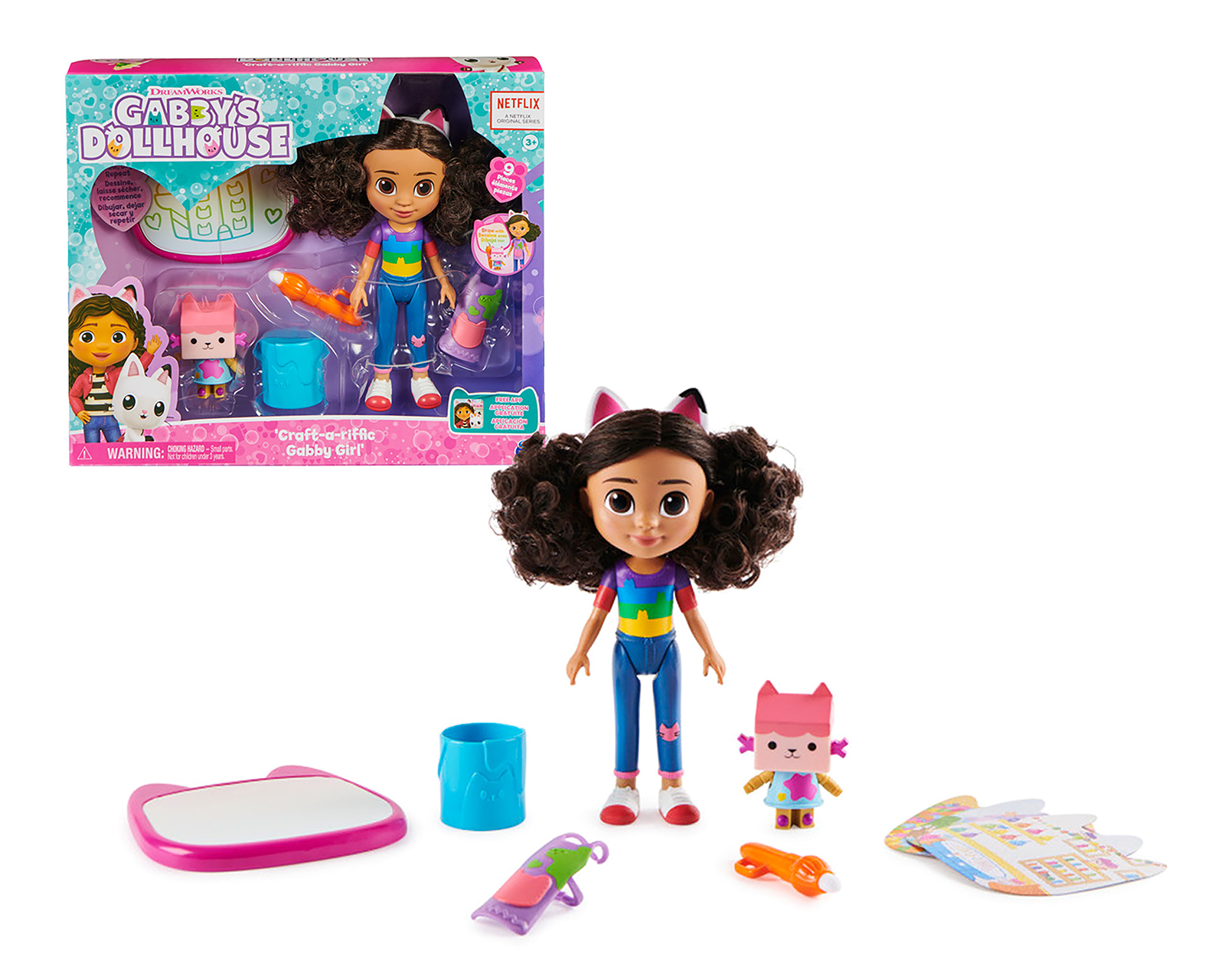 Muñeca Girl Craft-a-riffic Gabby's Dollhouse con Accesorios