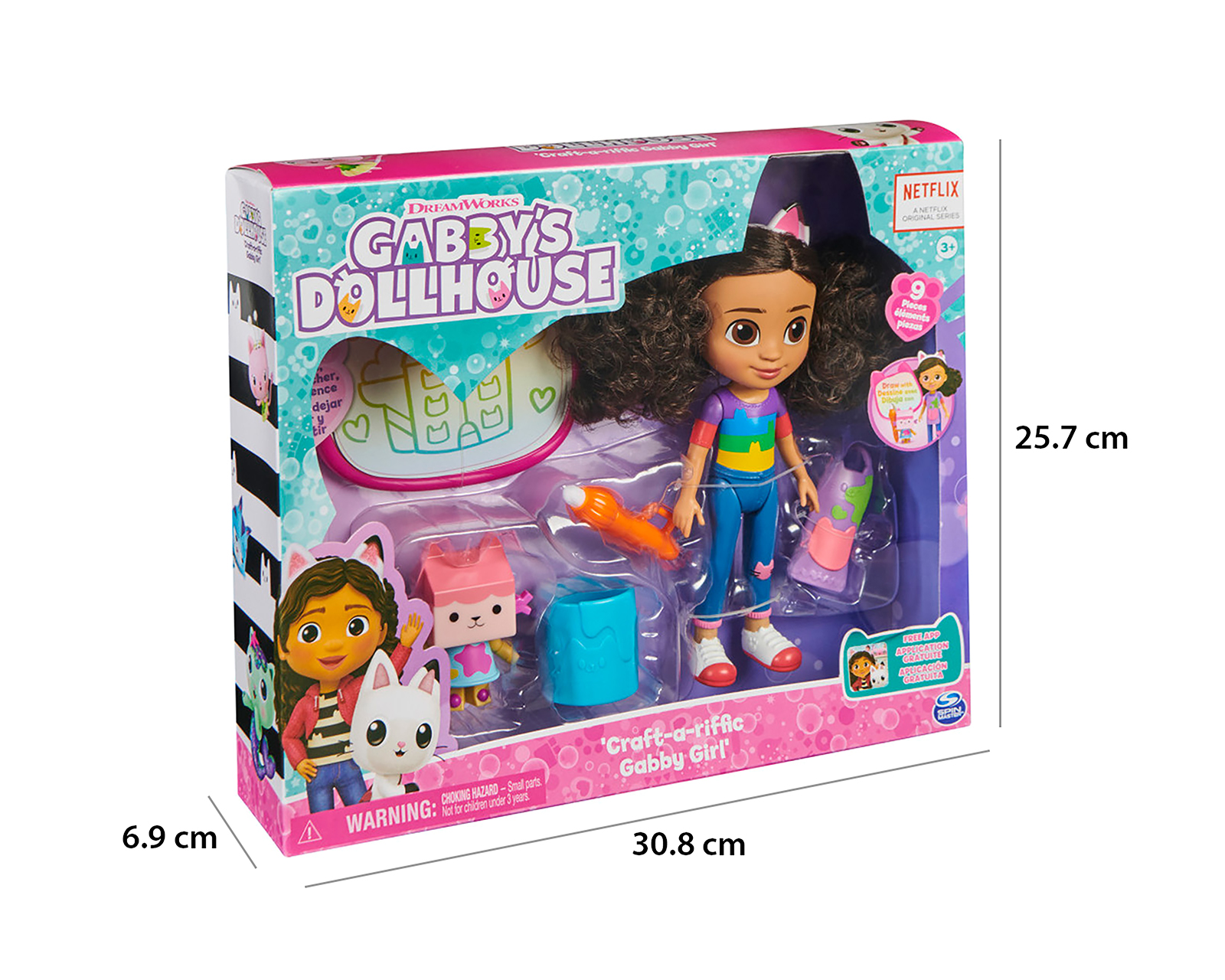 Foto 7 | Foto 7 | Muñeca Girl Craft-a-riffic Gabby's Dollhouse con Accesorios