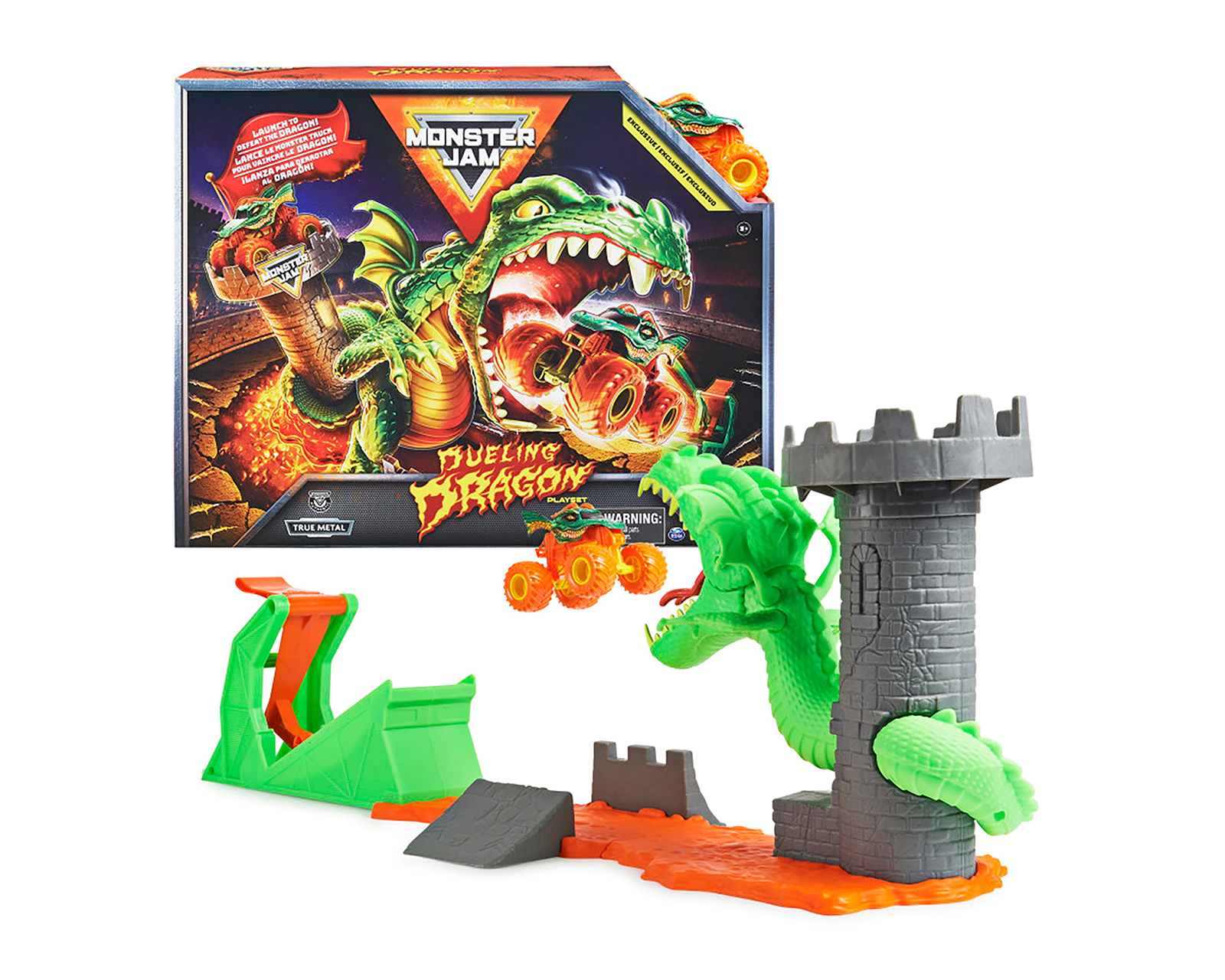 Foto 1 | Foto 1 | Pista de Juguete Dueling Dragon Spin Master Monster Jam con Vehículo