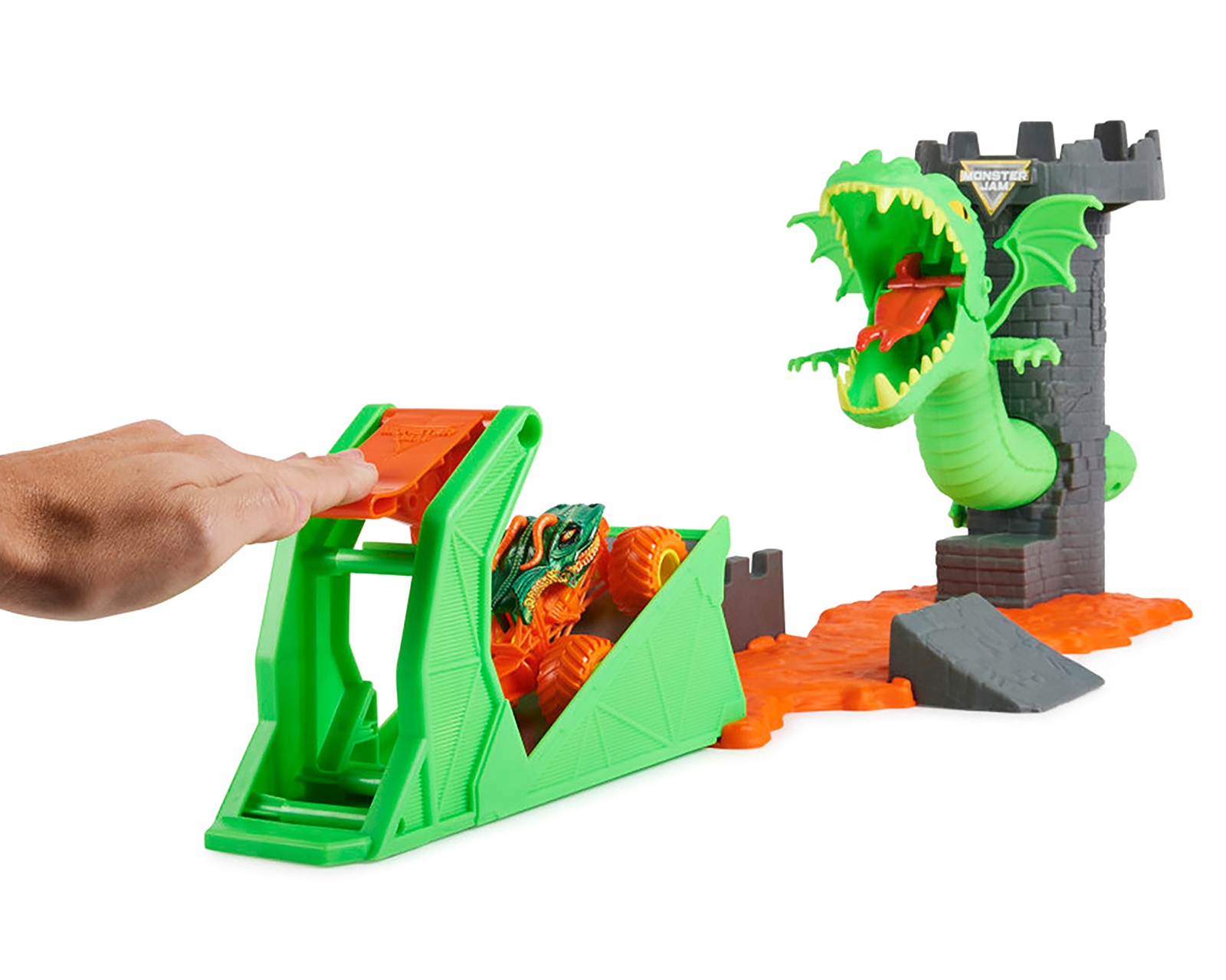 Foto 3 | Foto 3 | Pista de Juguete Dueling Dragon Spin Master Monster Jam con Vehículo