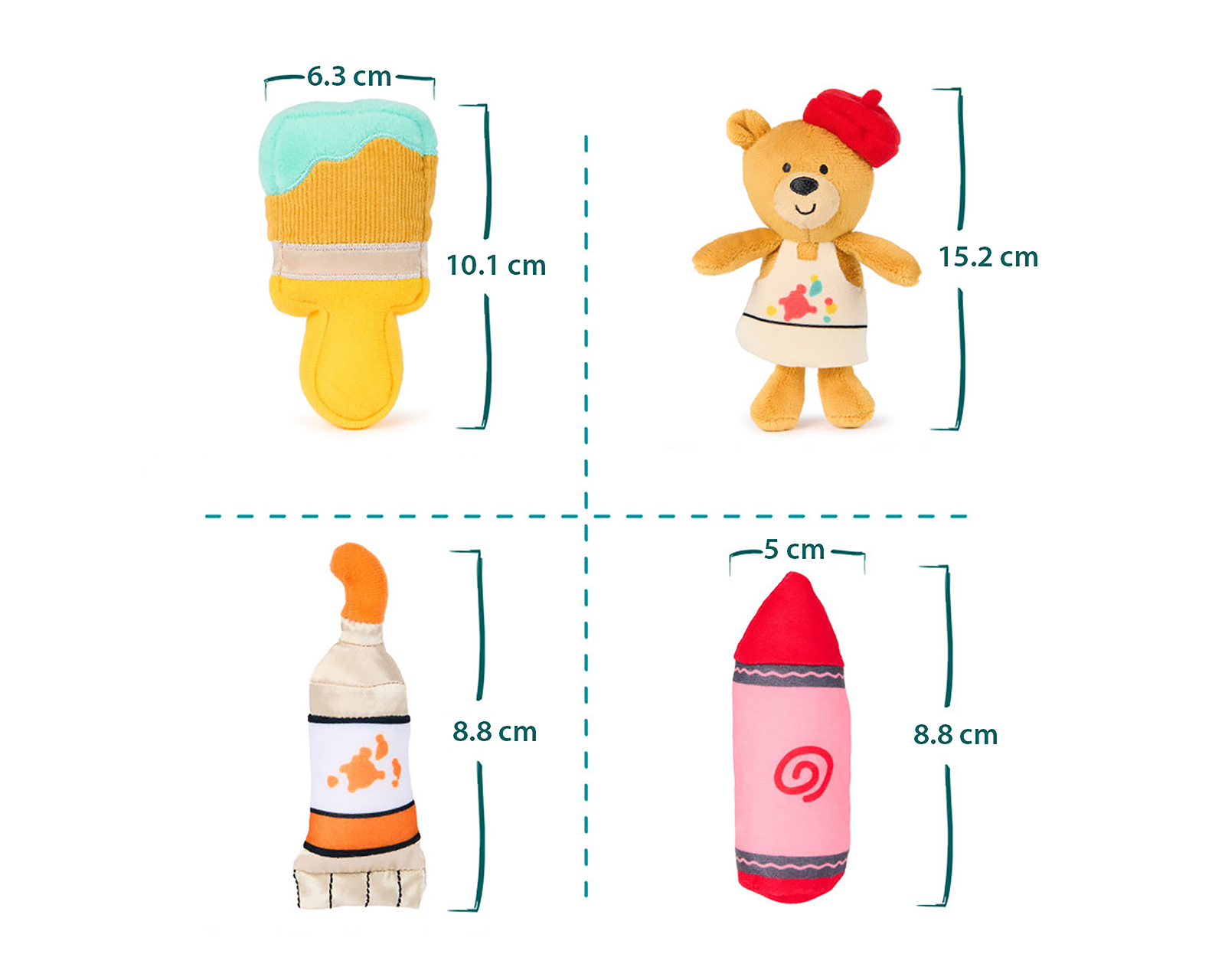 Foto 4 | Foto 4 | Set de Peluches Mi Primer Set de Artista Spin Master 5 Piezas