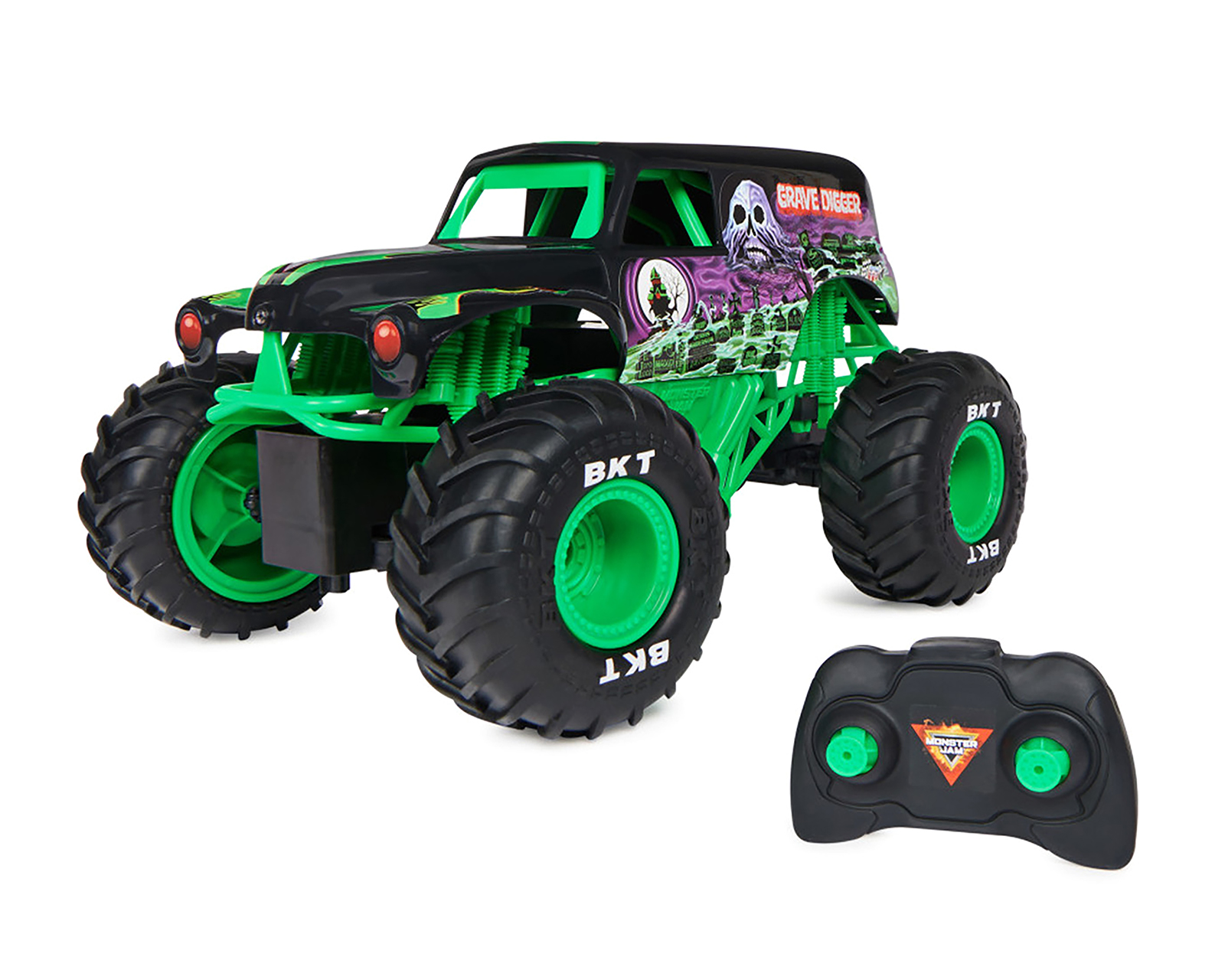 Foto 2 pulgar | Foto 1 | Carro de Control Remoto Monster Jam Grave Digger