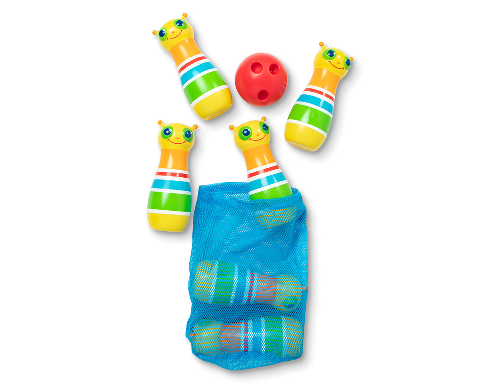 Foto 3 | Foto 3 | Juego de Bolos Melissa & Doug Giddy Buggy 8 Piezas