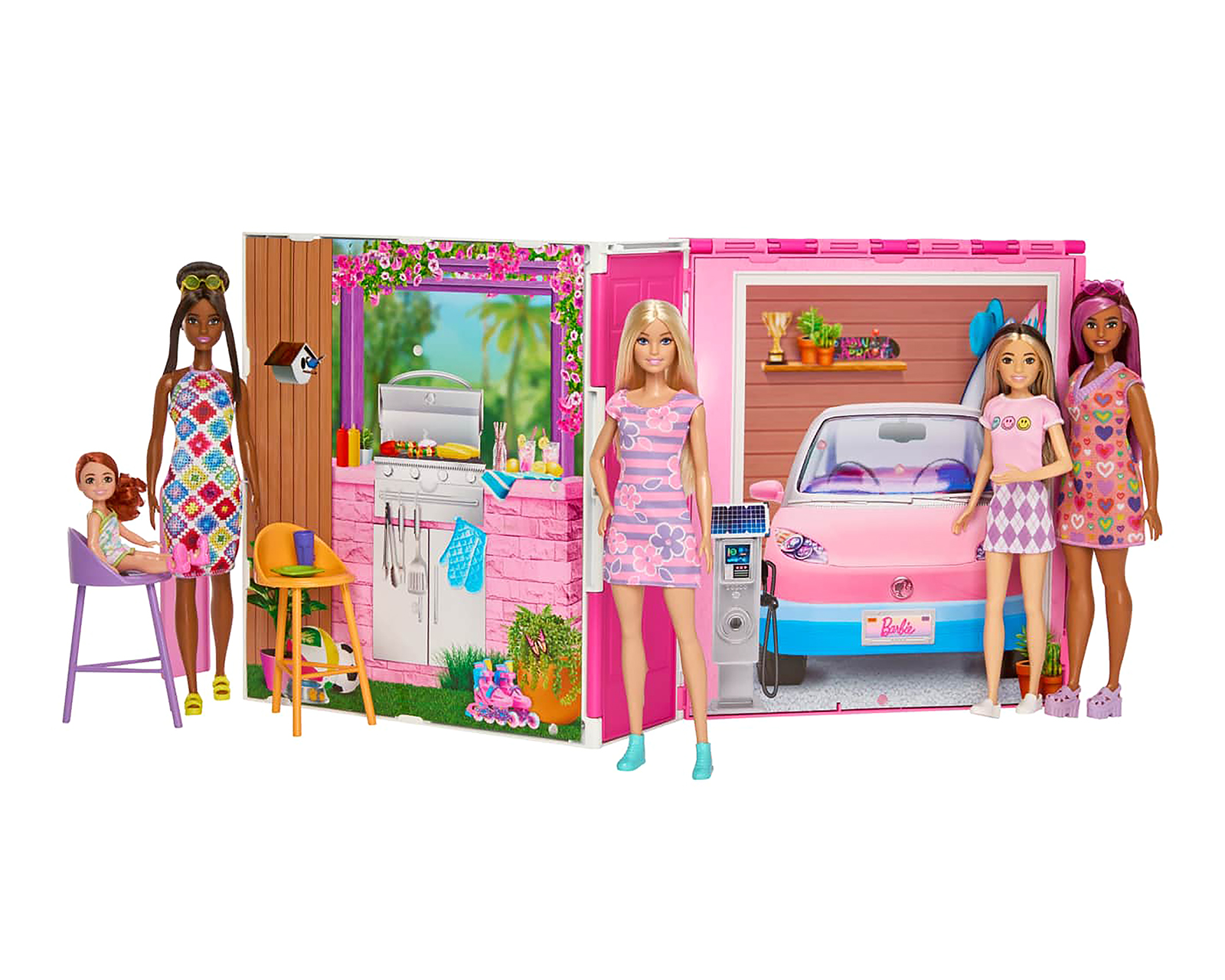 Foto 5 pulgar | Foto 4 | Casa de Muñecas Barbie Glam Multicolor