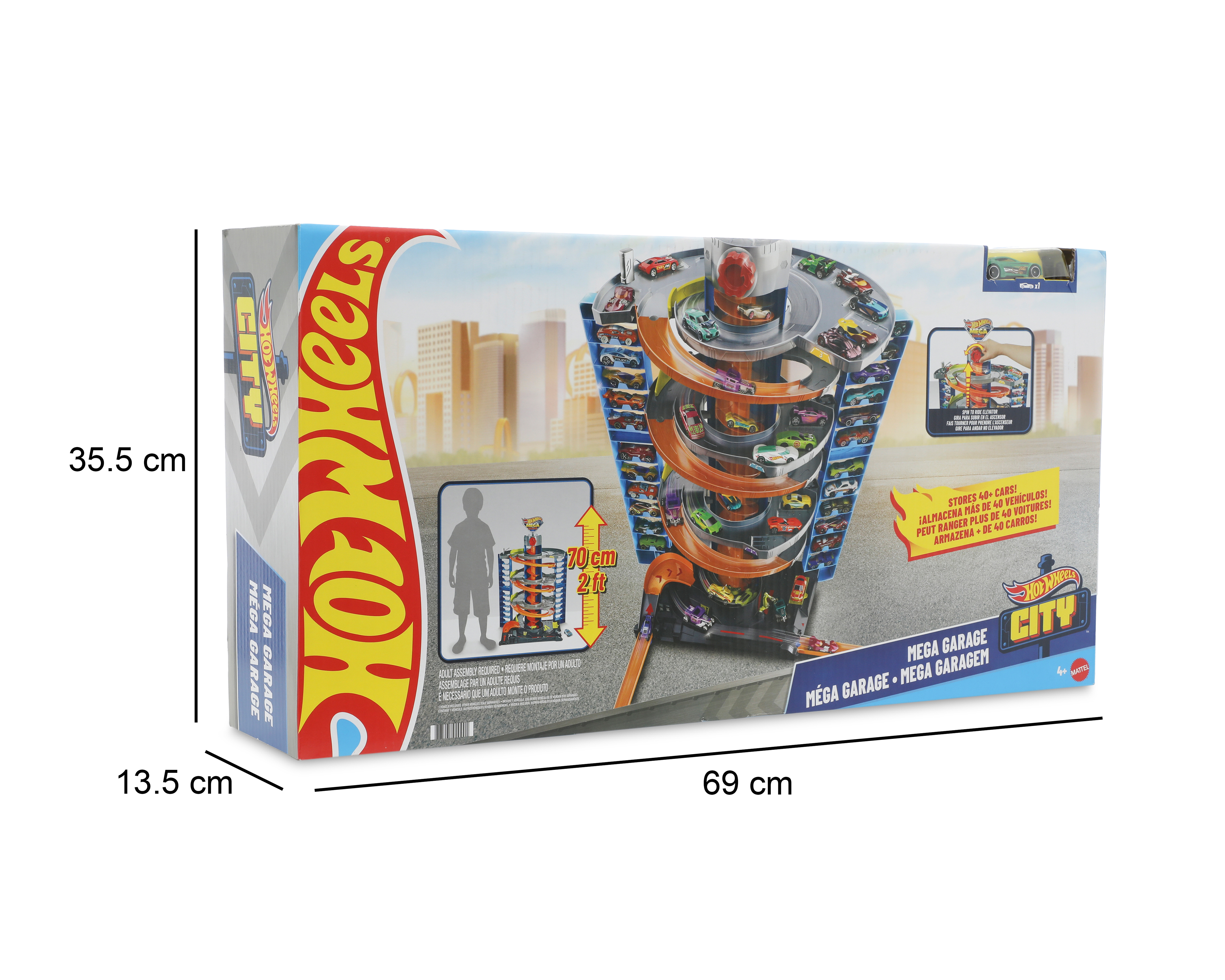 Foto 3 | Foto 3 | Pista de Juguete Hot Wheels Mega Garage