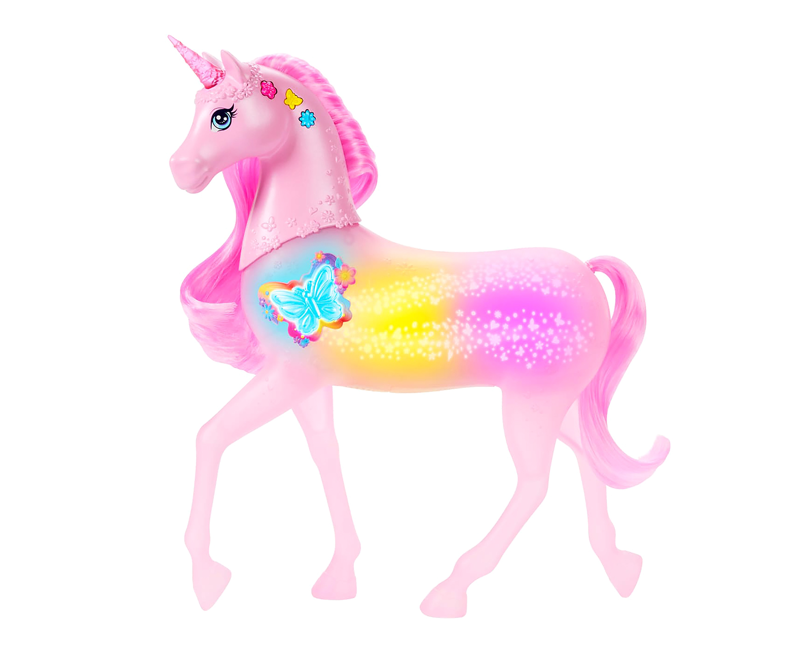 Foto 2 pulgar | Foto 1 | Set de Juego Barbie Unicornio con Luz y Sonido