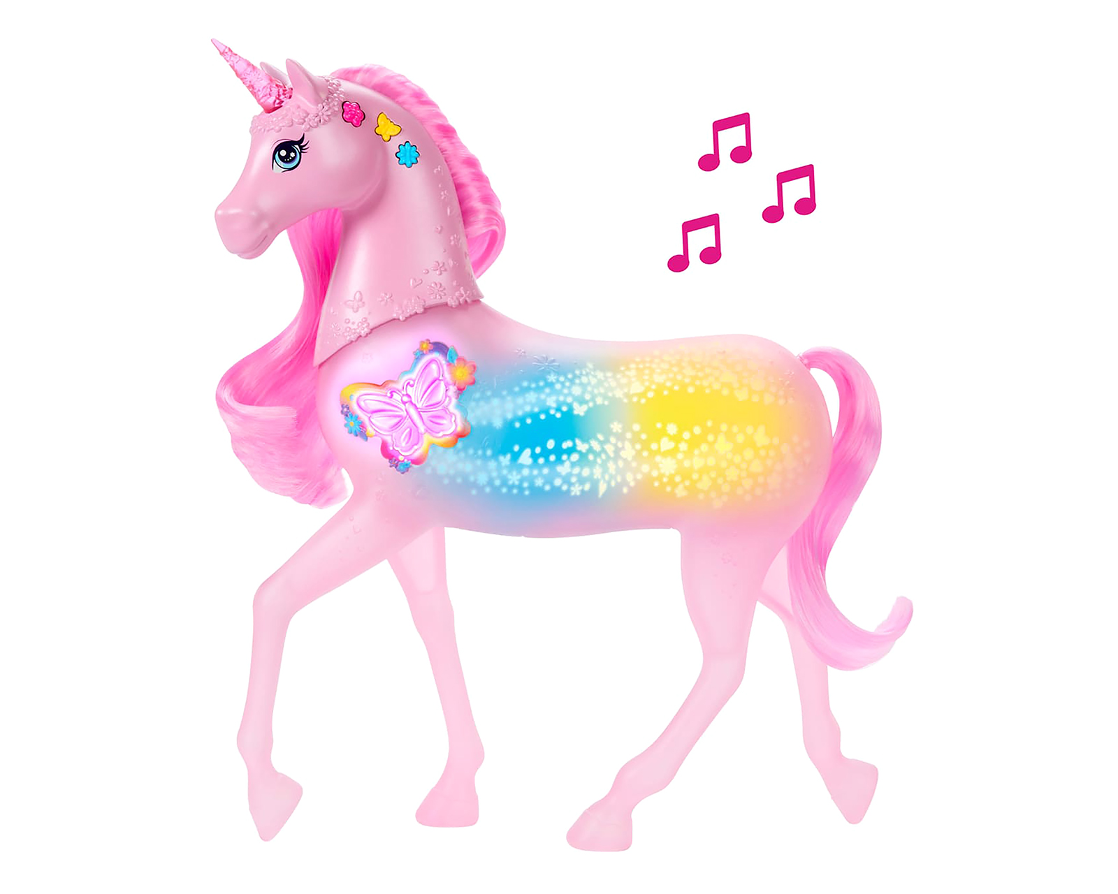 Foto 3 | Foto 3 | Set de Juego Barbie Unicornio con Luz y Sonido