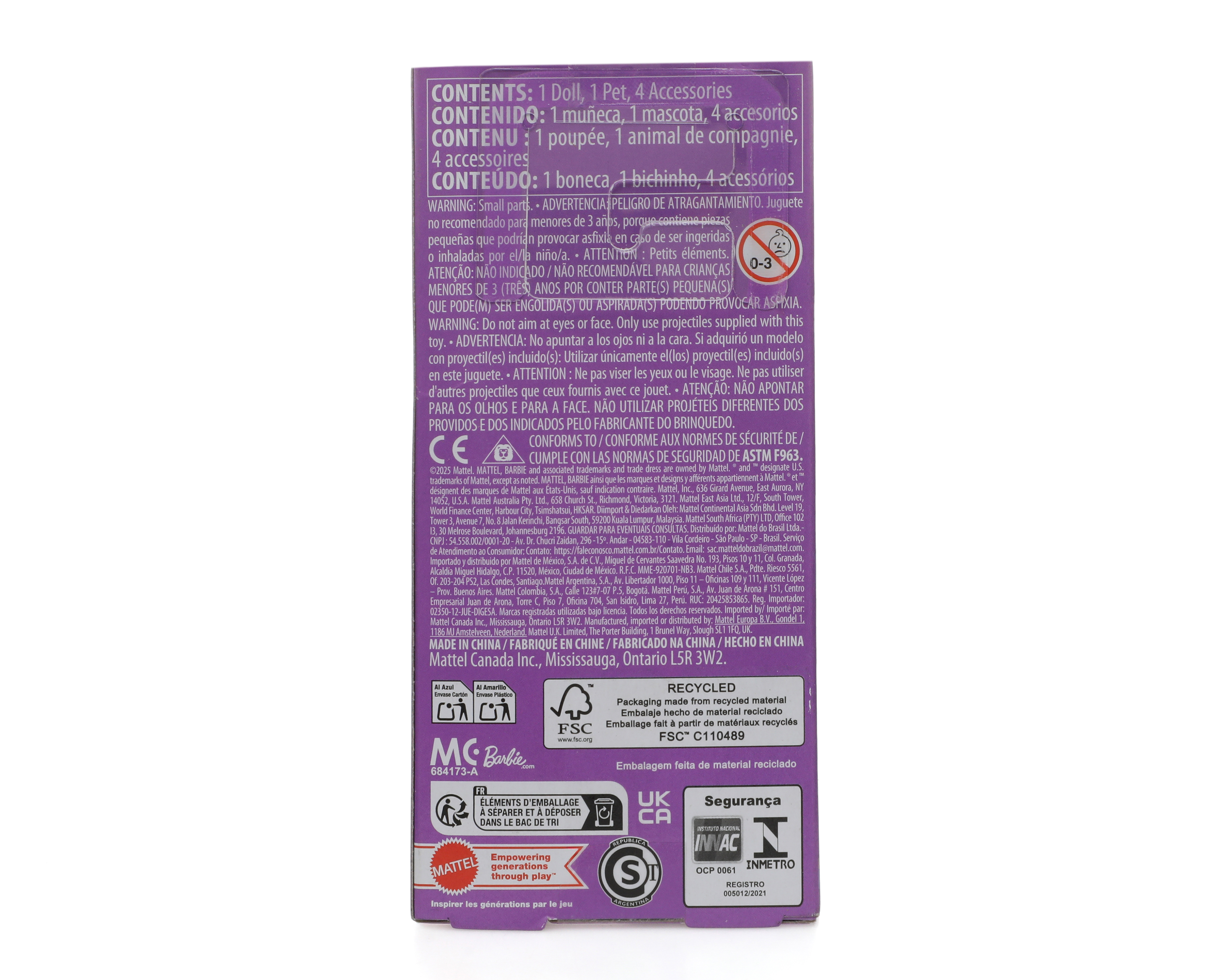 Foto 3 pulgar | Foto 2 | Muñeca Barbie Pop Reveal Chelsea Dulces Sorpresas