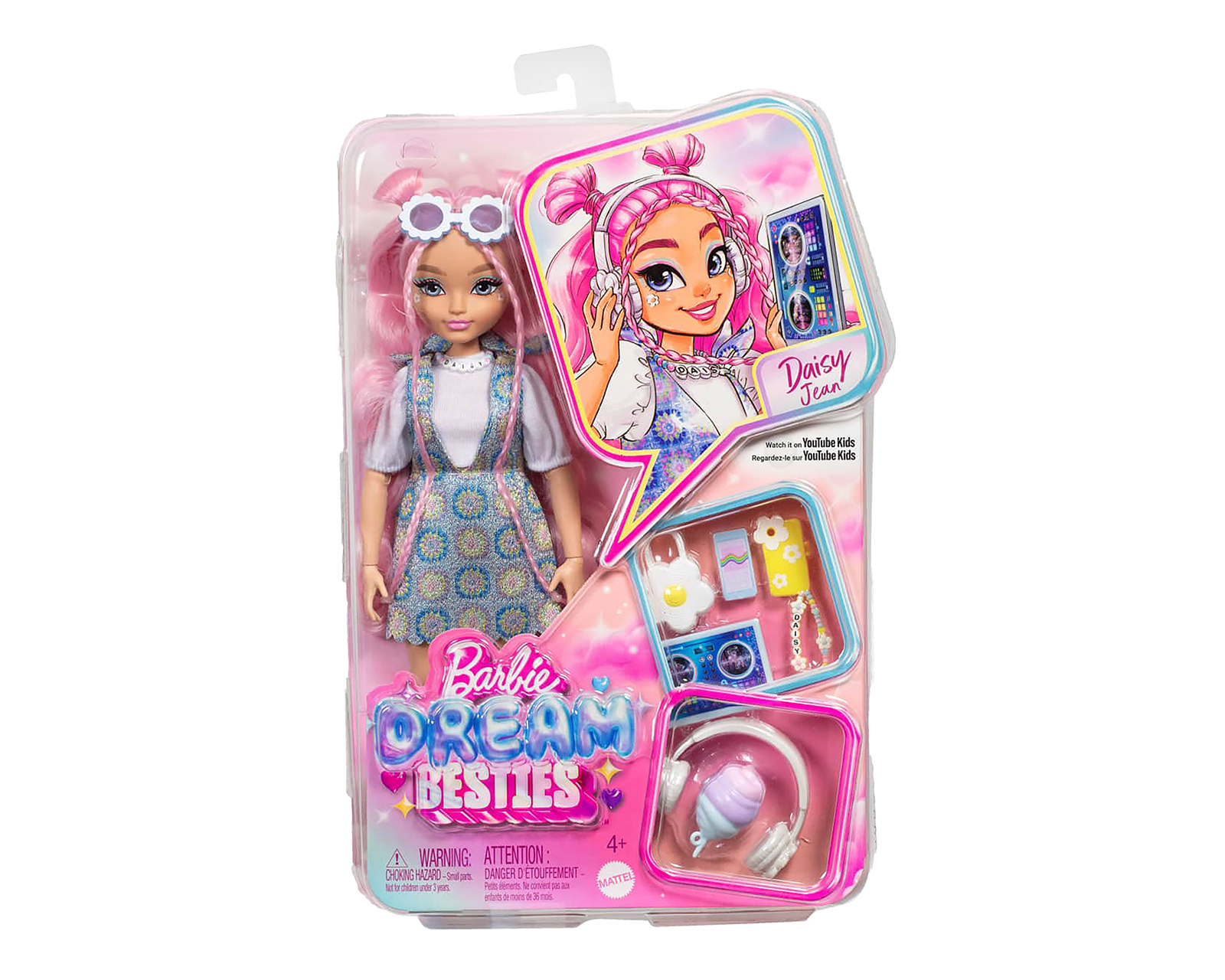 Foto 6 pulgar | Foto 5 | Muñeca Daisy Jean Barbie Dream Besties con Accesorios