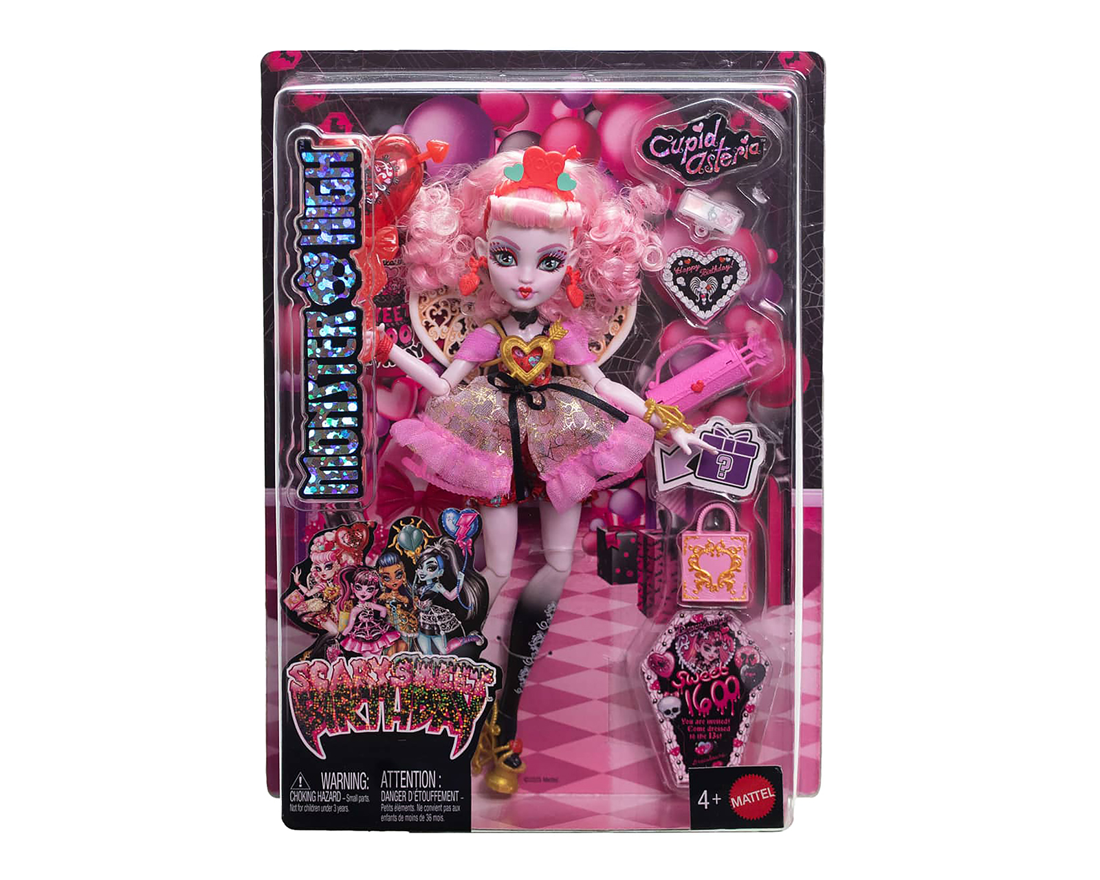 Foto 5 | Foto 5 | Muñeca Cupid Asteria Monster High Scary Sweet Birthday