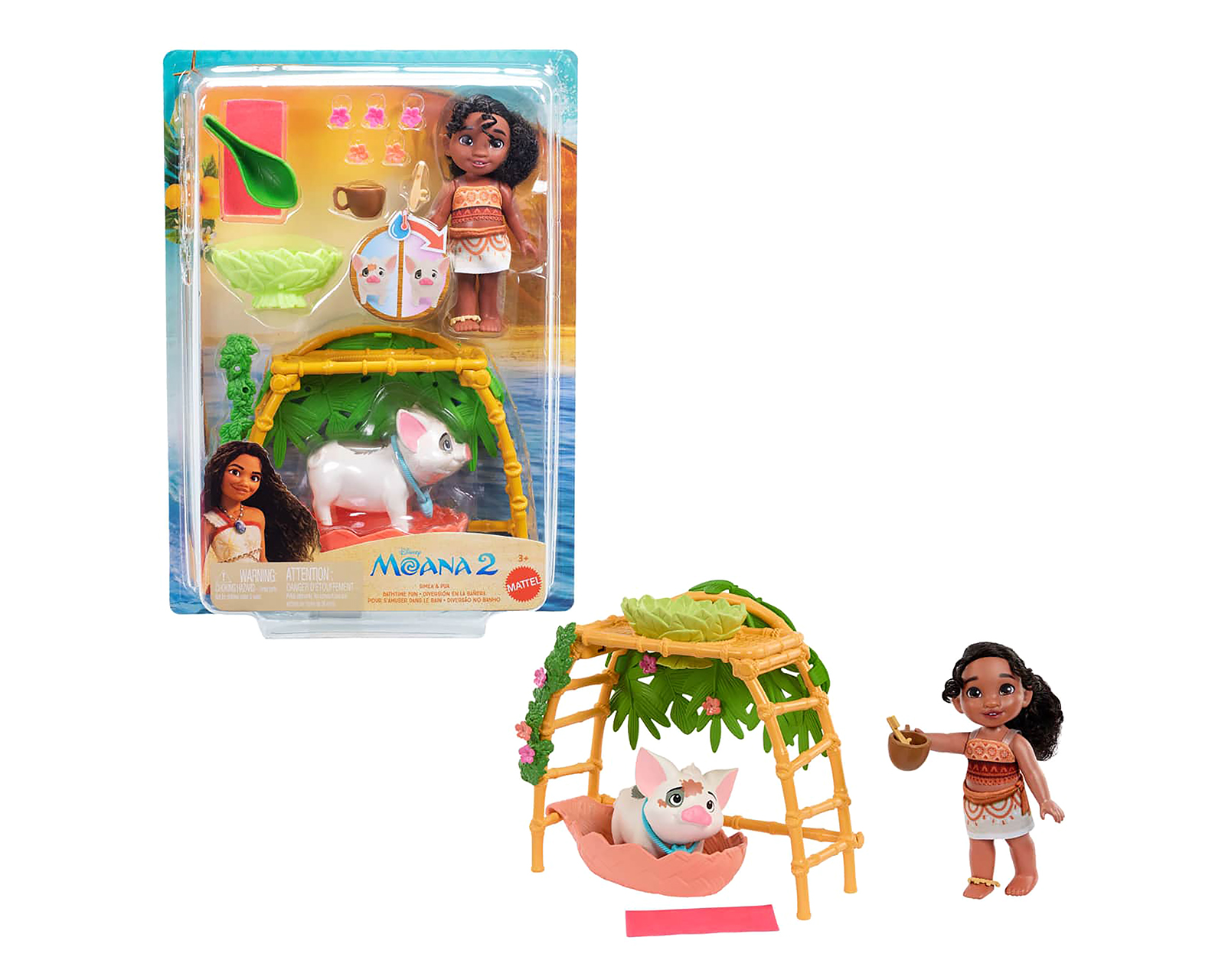 Foto 2 pulgar | Foto 1 | Muñeca Moana 2 Mattel con Accesorios