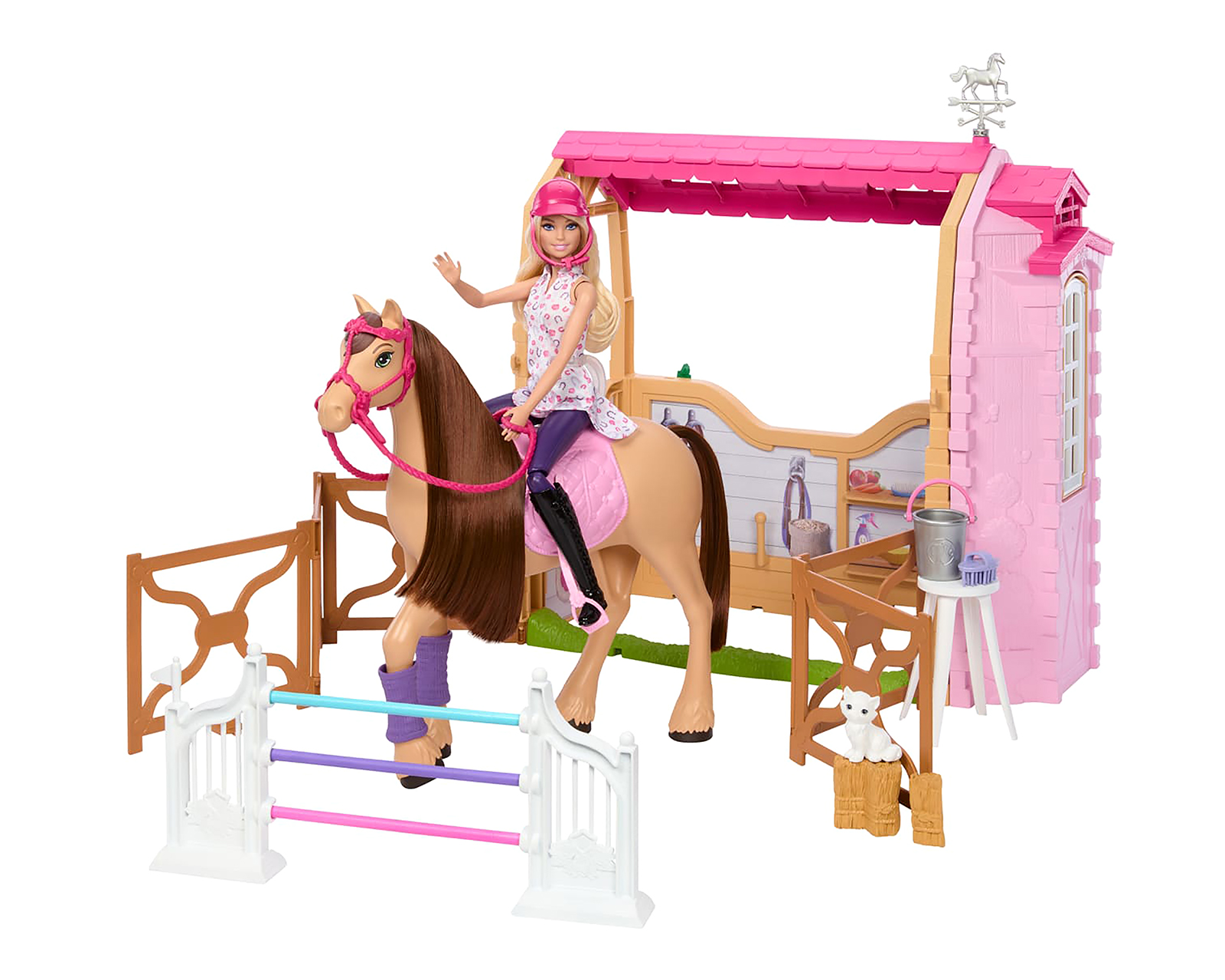 Set de Juego Barbie Detective Establo con Accesorios