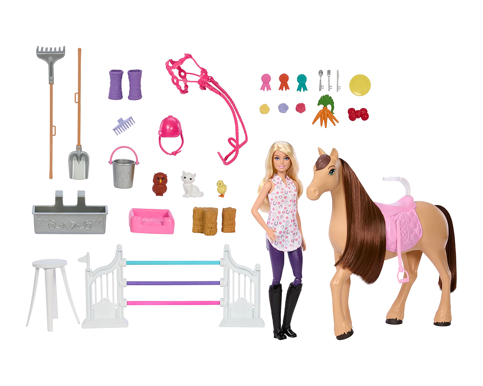 Foto 4 pulgar | Foto 3 | Set de Juego Barbie Detective Establo con Accesorios