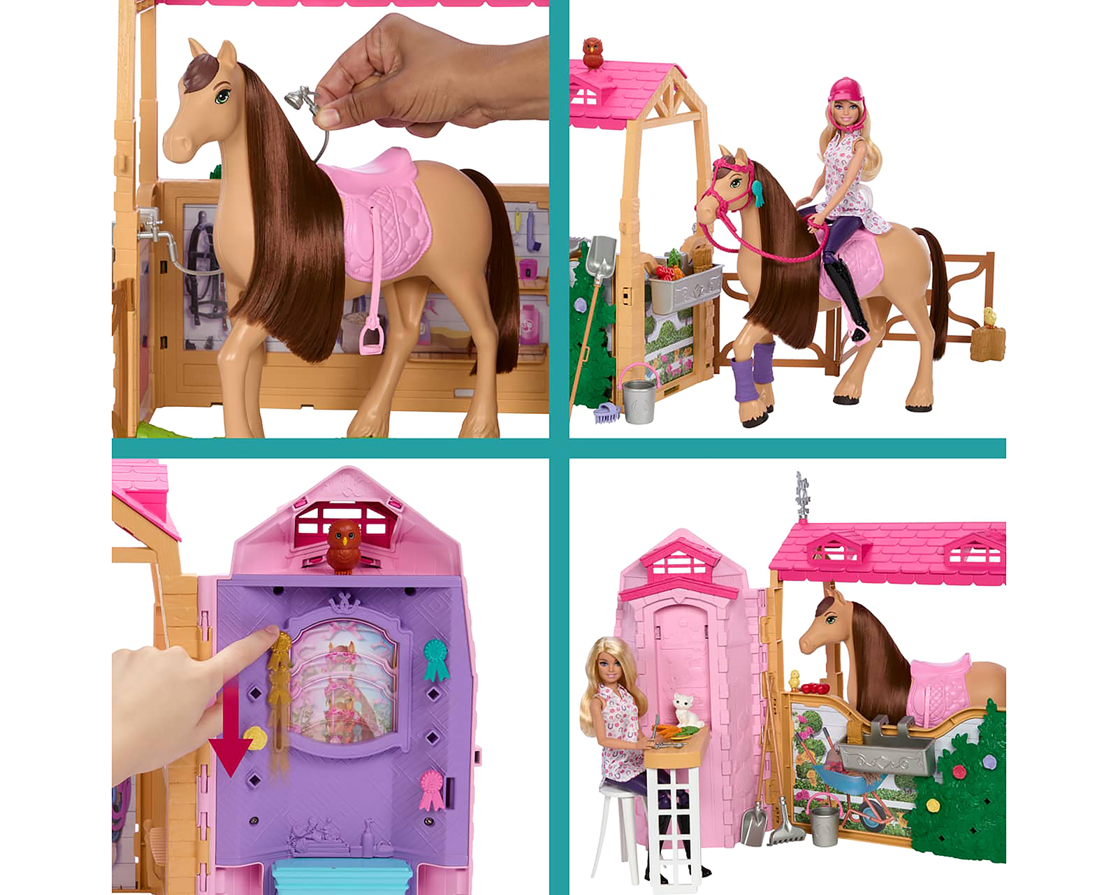 Foto 4 | Foto 4 | Set de Juego Barbie Detective Establo con Accesorios