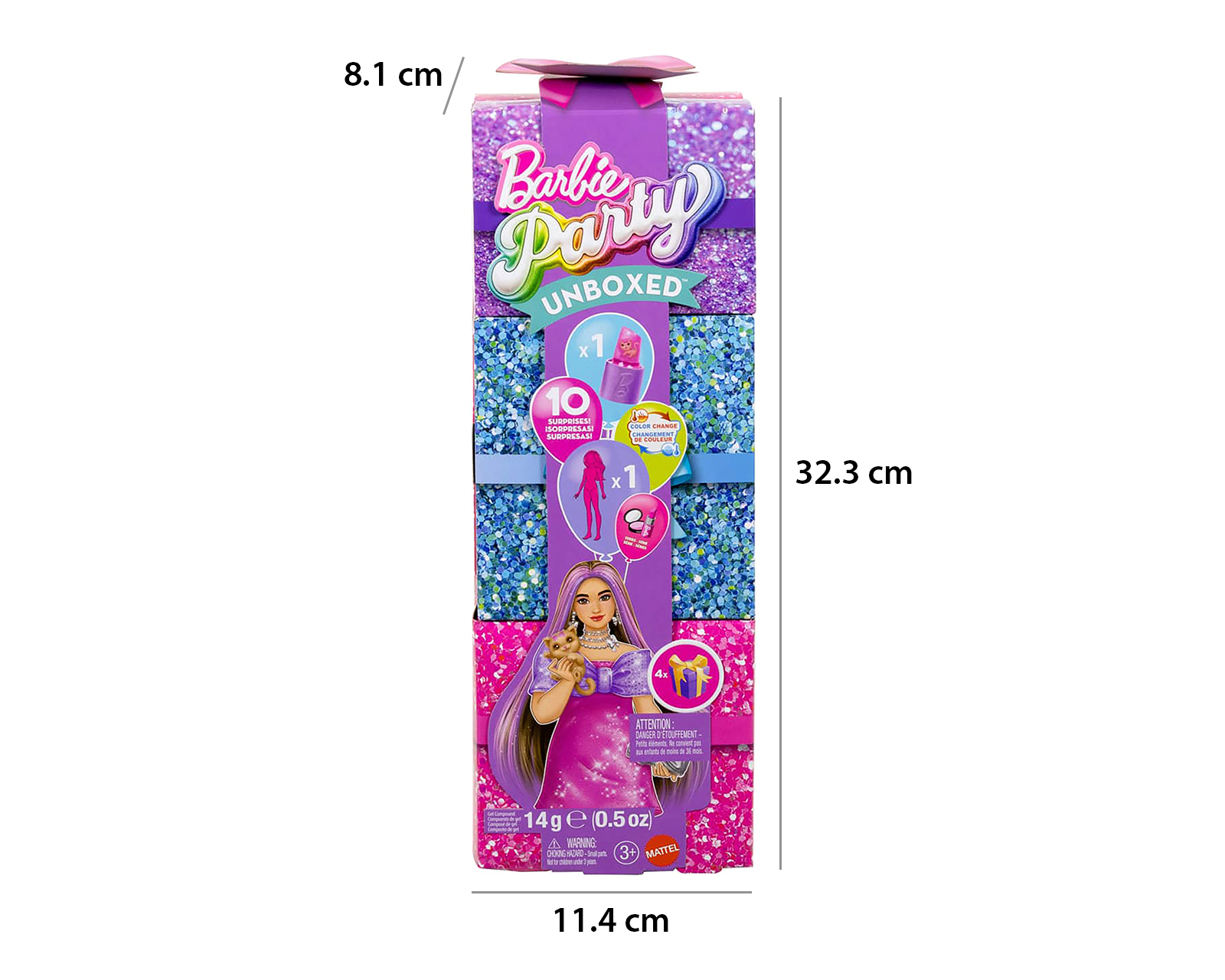 Foto 7 | Foto 7 | Muñeca Barbie Party Unboxed con Accesorios