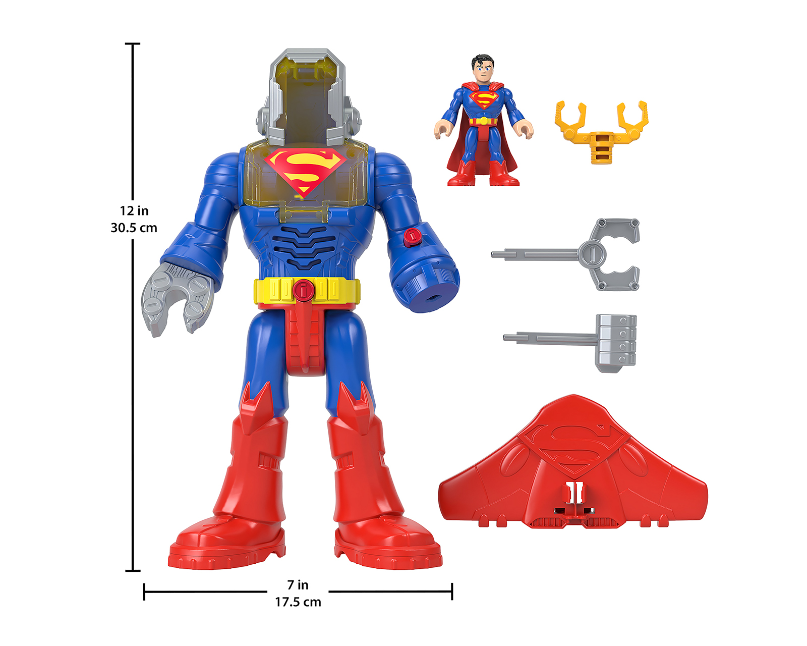 Foto 8 | Foto 8 | Superman Figura de Acción Imaginext DC Super Friends 1 Pieza