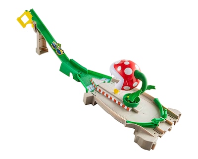 Foto 2 | Foto 2 | Pista de Carreras Hot Wheels Piranha Plant Slide Mario Kart con Vehículo