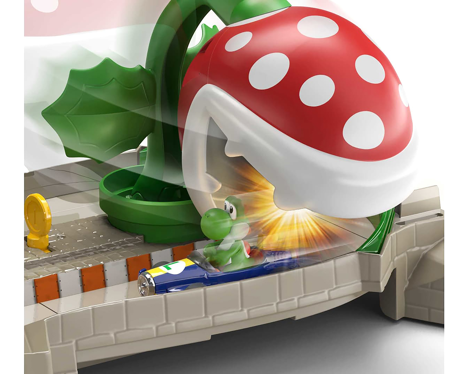 Foto 5 pulgar | Foto 4 | Pista de Carreras Hot Wheels Piranha Plant Slide  Mario Kart con Vehículo
