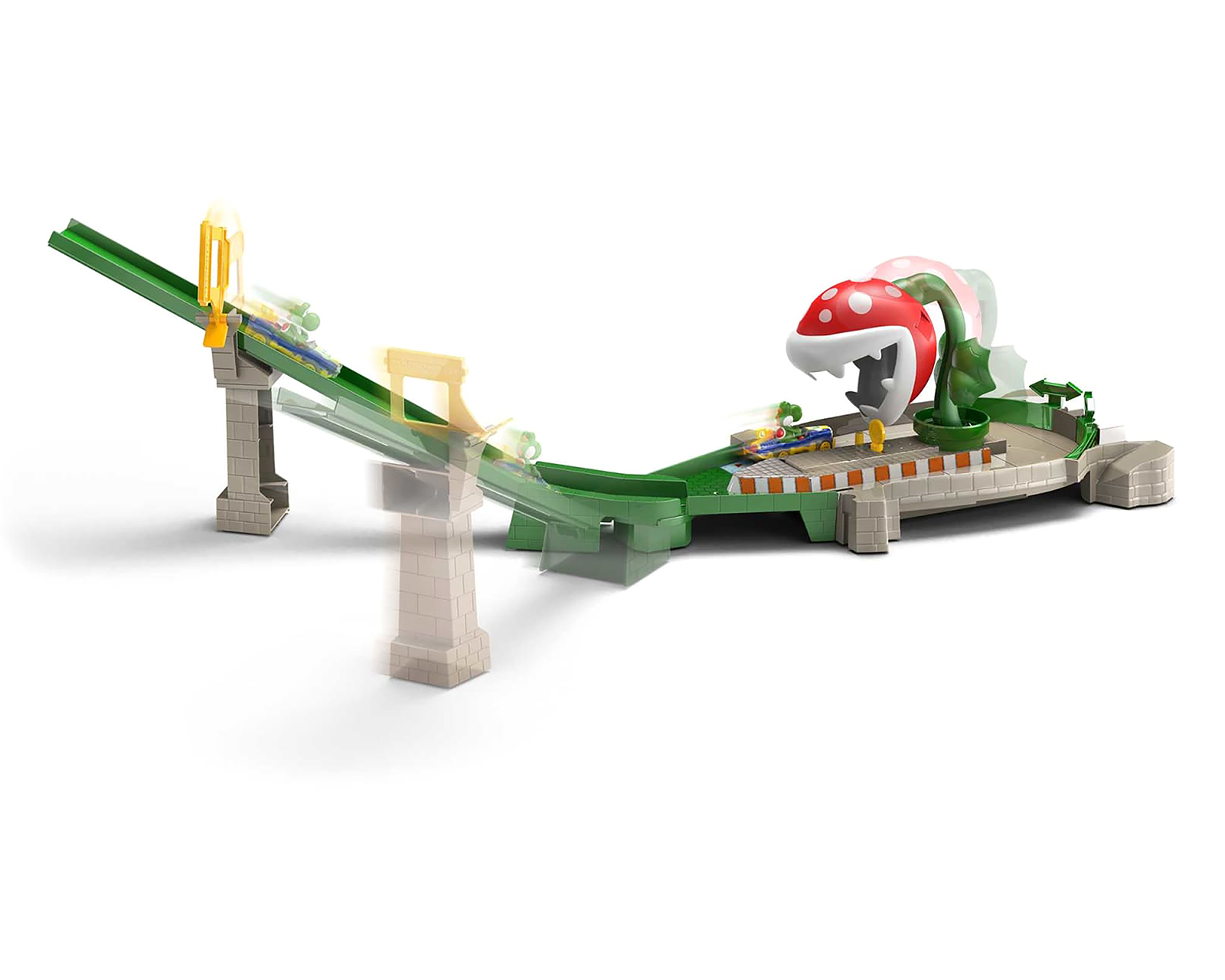 Foto 6 pulgar | Foto 5 | Pista de Carreras Hot Wheels Piranha Plant Slide  Mario Kart con Vehículo