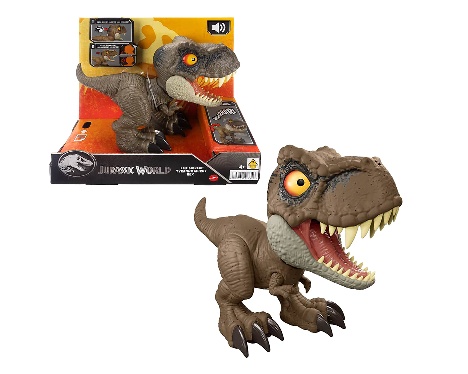 Tiranosaurio Rex Figura de Acción Jurassic World con Sonidos