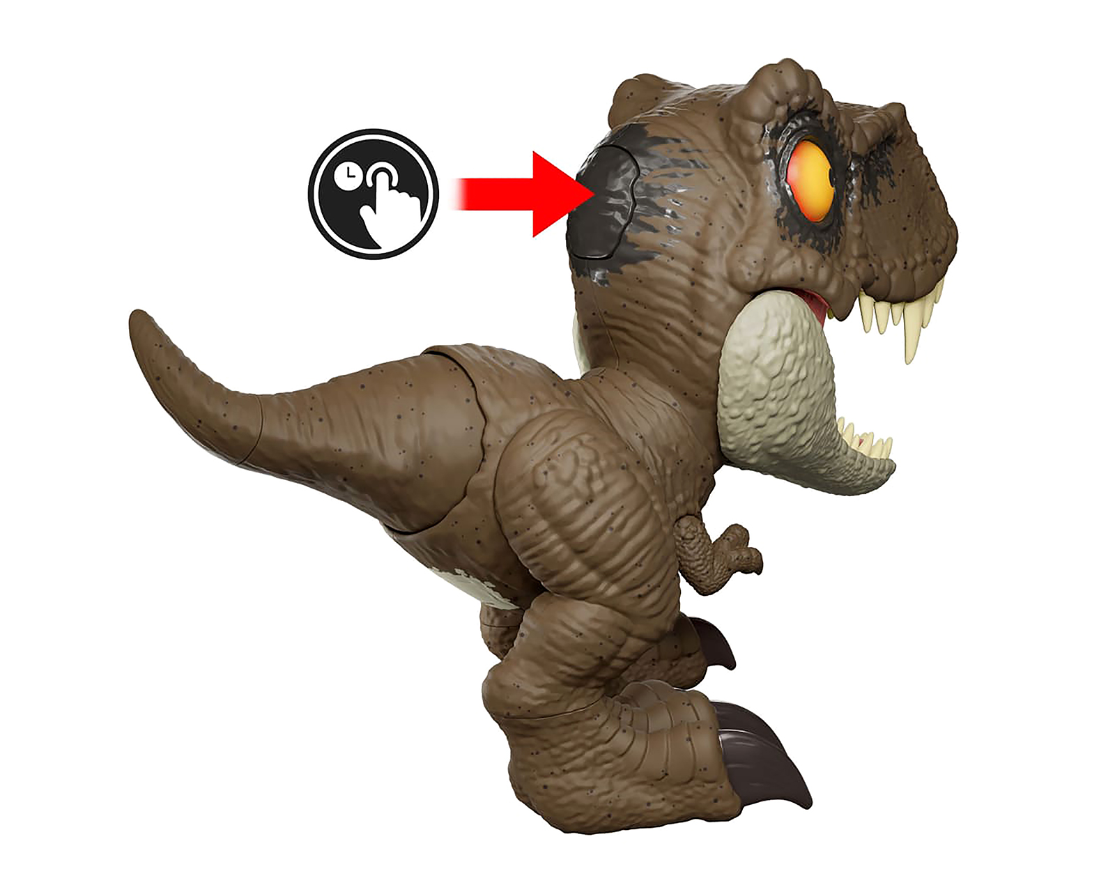 Foto 4 pulgar | Foto 3 | Tiranosaurio Rex Figura de Acción Jurassic World con Sonidos