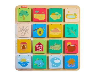 Foto 3 | Foto 3 | Tablero de Madera Levanta y Revela Fisher-Price 1 Pieza