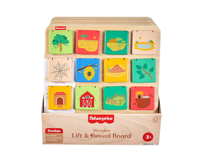 Foto 4 | Foto 4 | Tablero de Madera Levanta y Revela Fisher-Price 1 Pieza