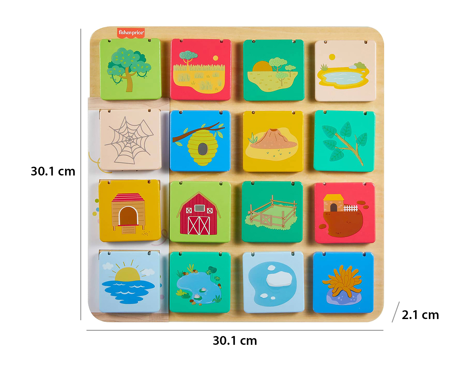 Foto 6 pulgar | Foto 5 | Tablero de Madera Levanta y Revela Fisher-Price 1 Pieza