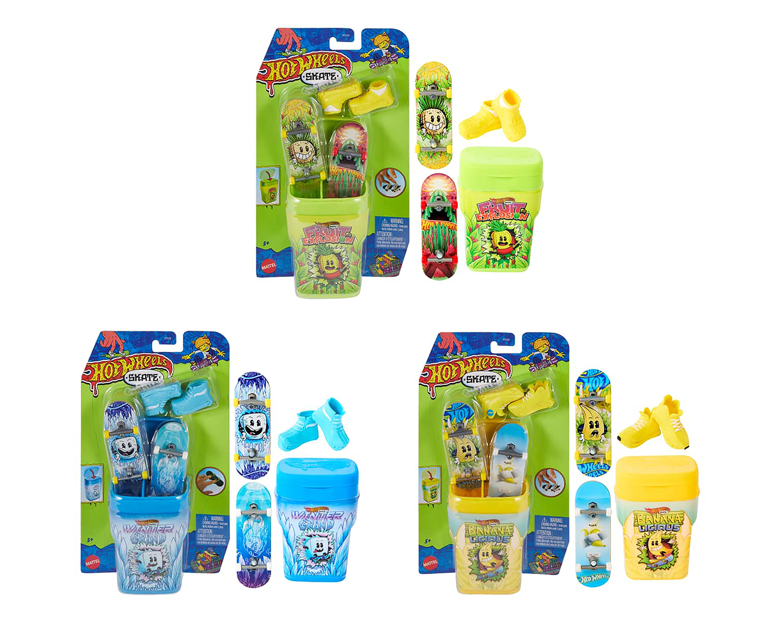 Foto 2 pulgar | Foto 1 | Skate de Juguete Hot Wheels con Estuche de Chicles 1 Pieza al Azar