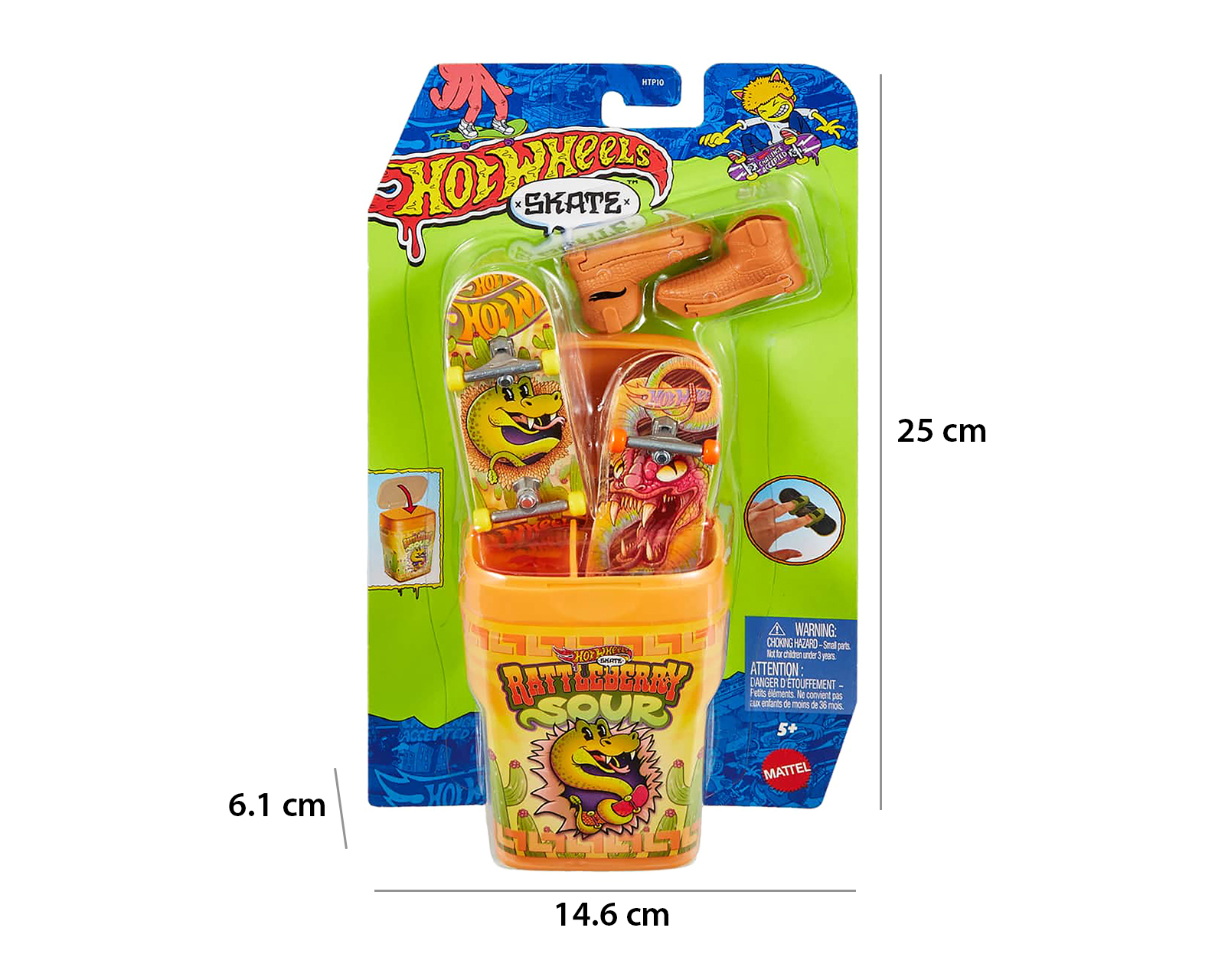 Foto 11 pulgar | Foto 10 | Skate de Juguete Hot Wheels con Estuche de Chicles 1 Pieza al Azar