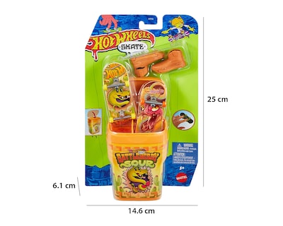 Foto 10 | Foto 10 | Skate de Juguete Hot Wheels con Estuche de Chicles 1 Pieza al Azar