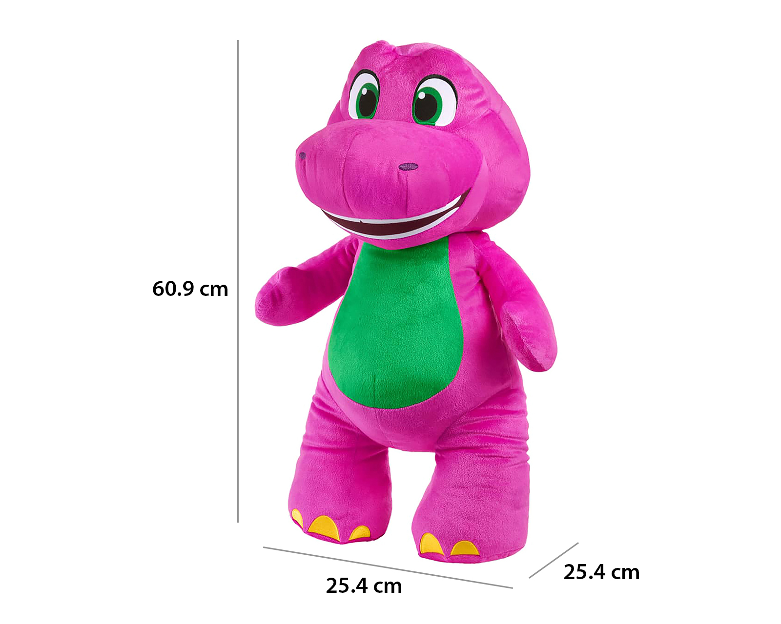 Foto 7 pulgar | Foto 6 | Barney de Peluche Fisher Price Jumbo