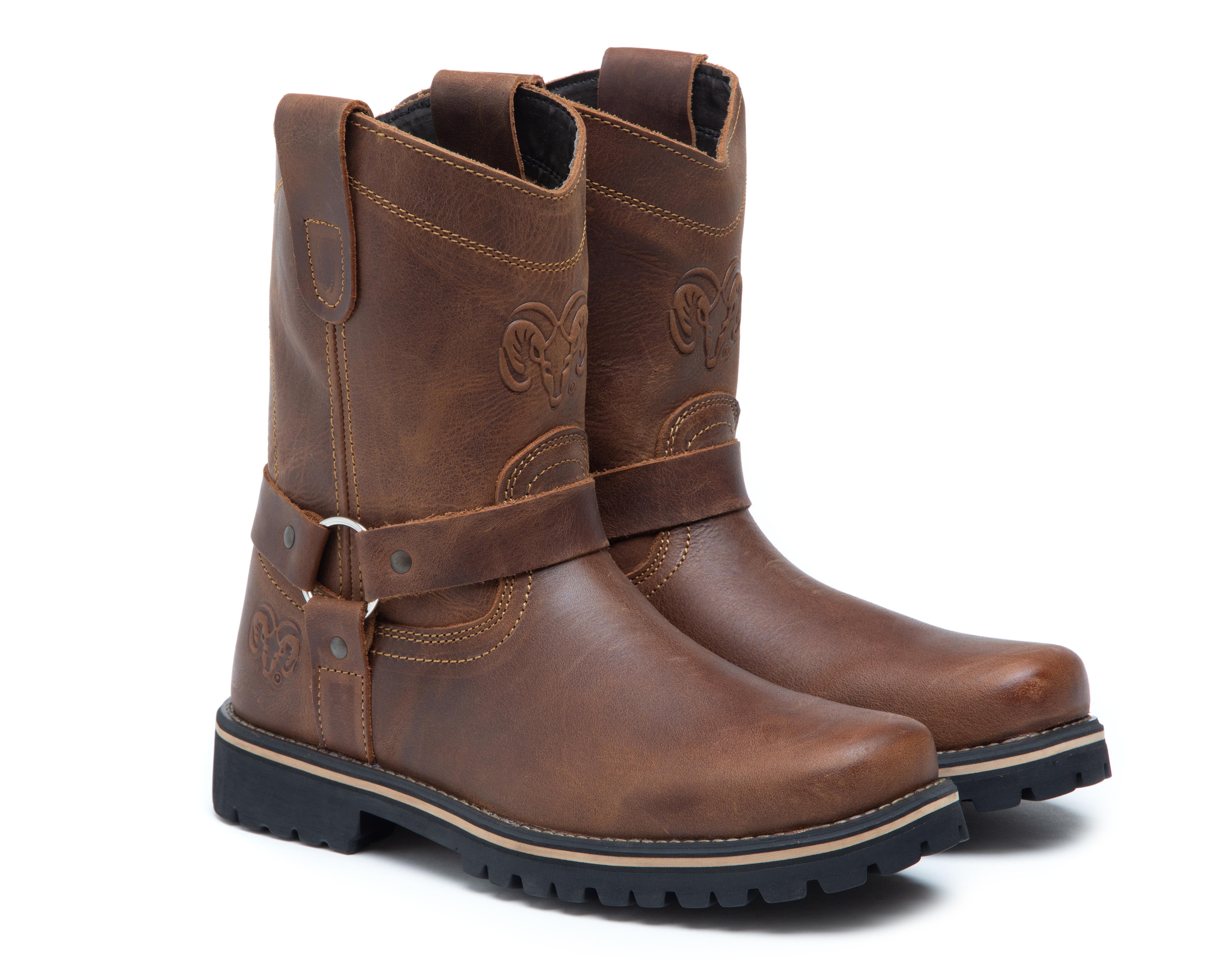 Botas Vaqueras RAM de Piel para Hombre