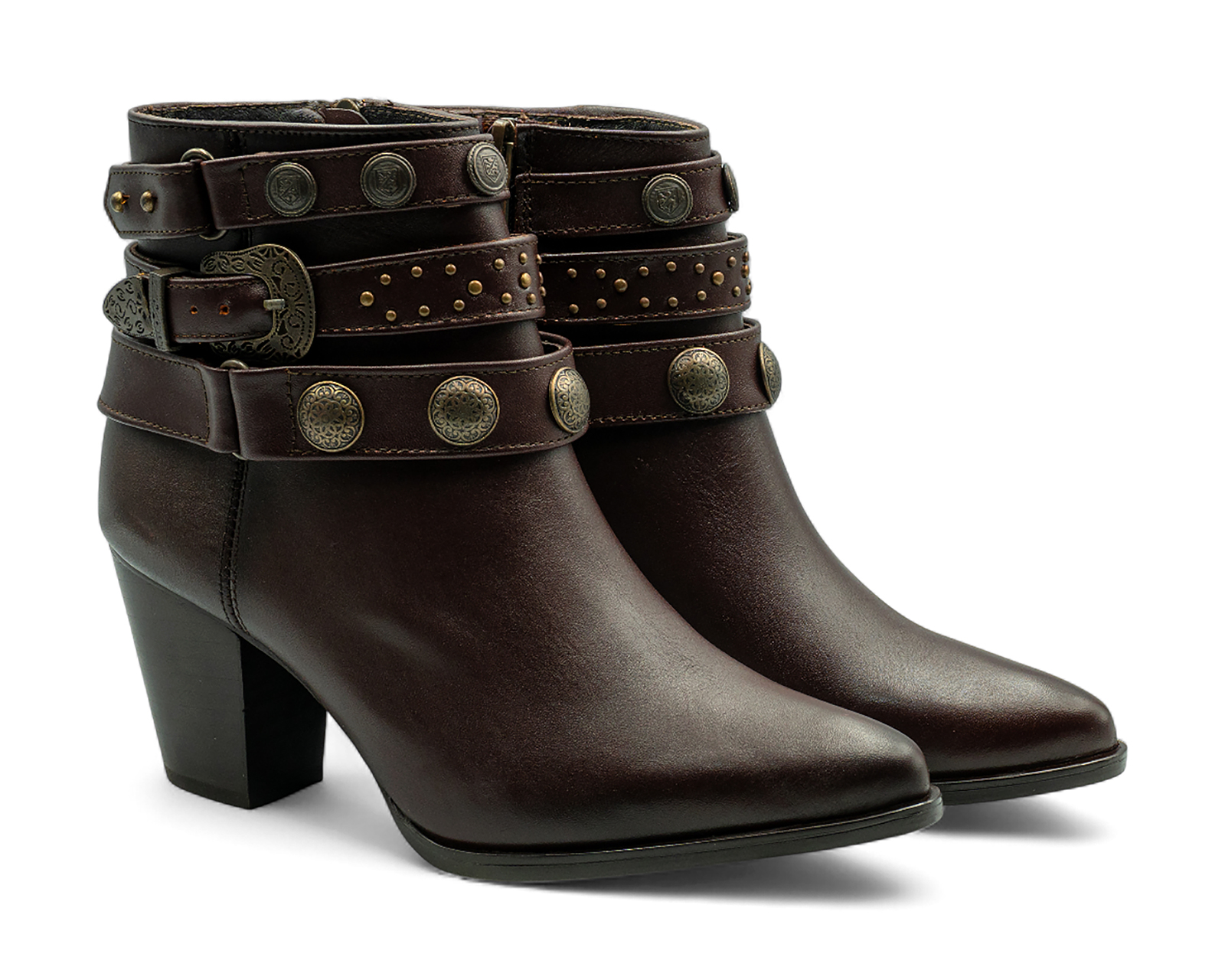 Botas Vaqueras Lyard Camber de Piel para Mujer