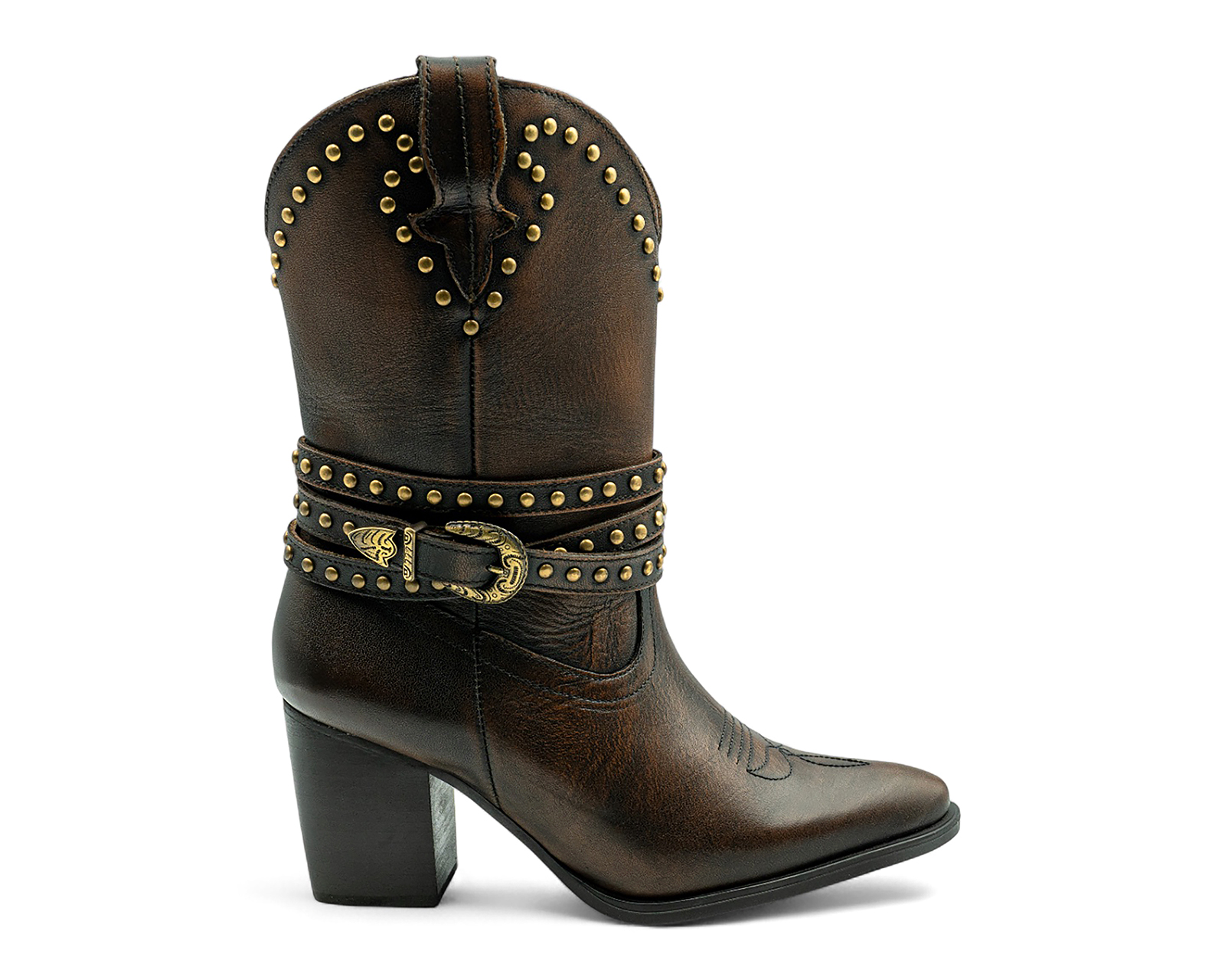 Foto 2 | Foto 2 | Botas Vaqueras Lyard Colman de Piel para Mujer