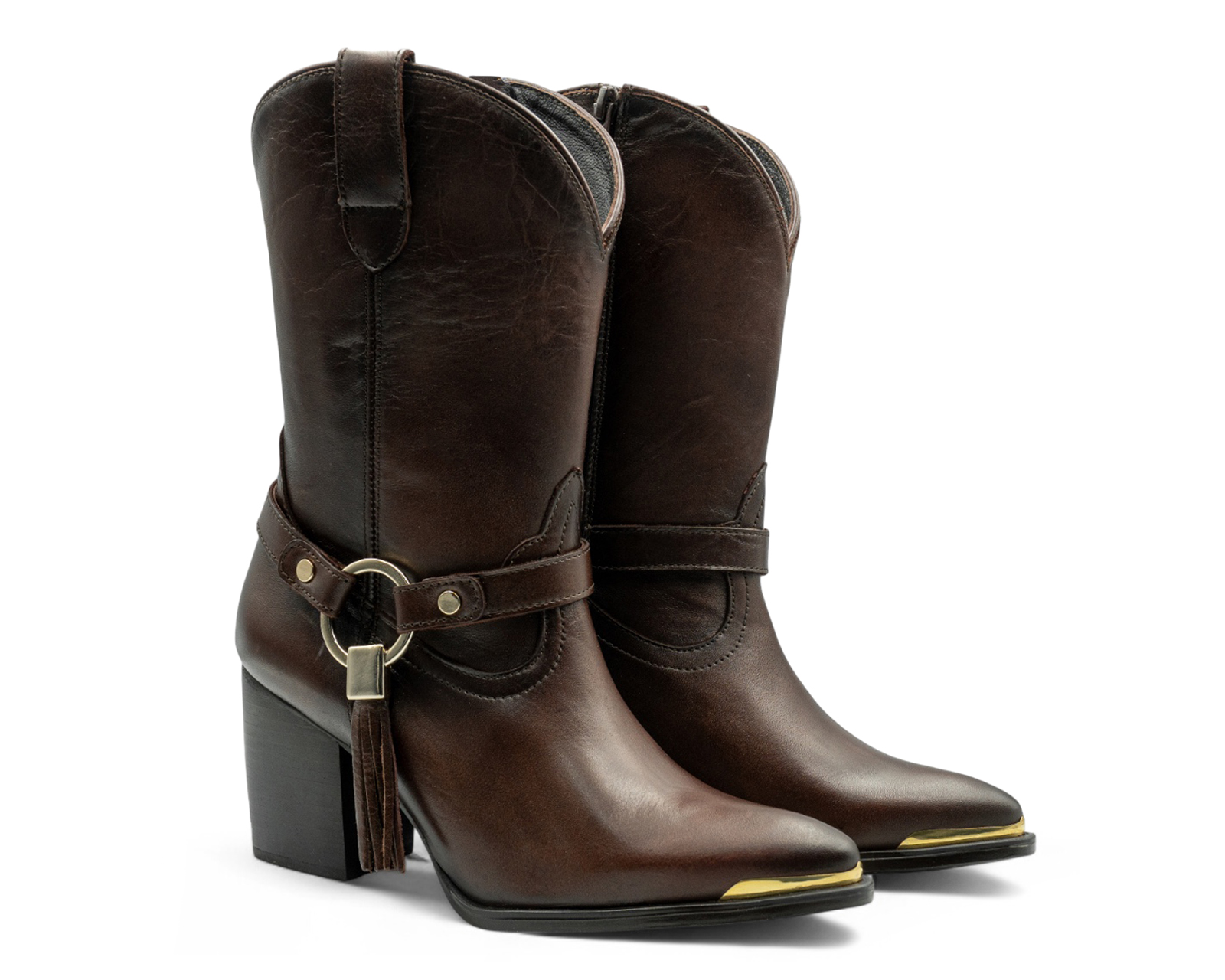 Foto 1 | Foto 1 | Botas Vaqueras Lyard de Piel para Mujer