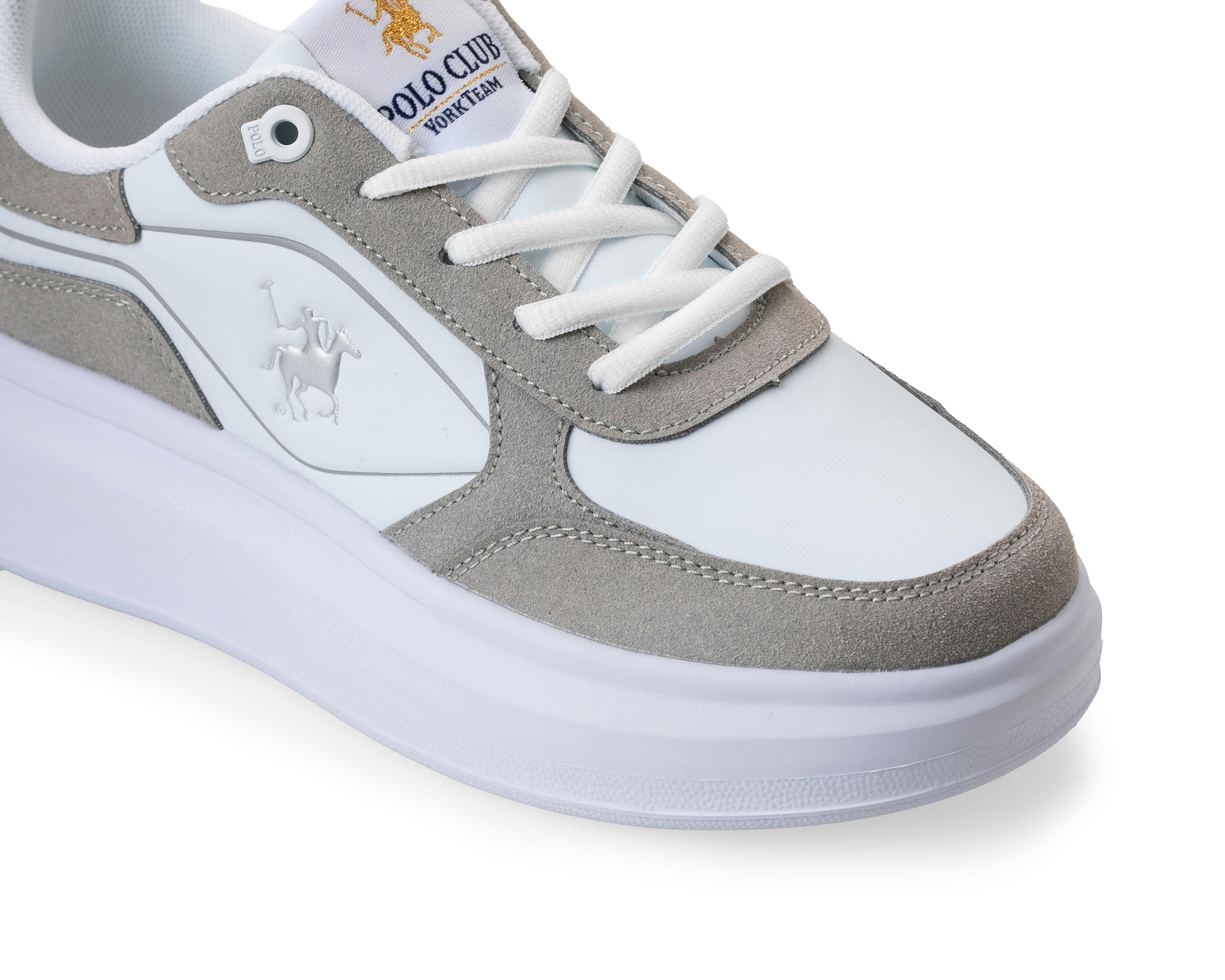 Foto 7 pulgar | Foto 6 | Tenis Casuales York Team Polo Club para Mujer