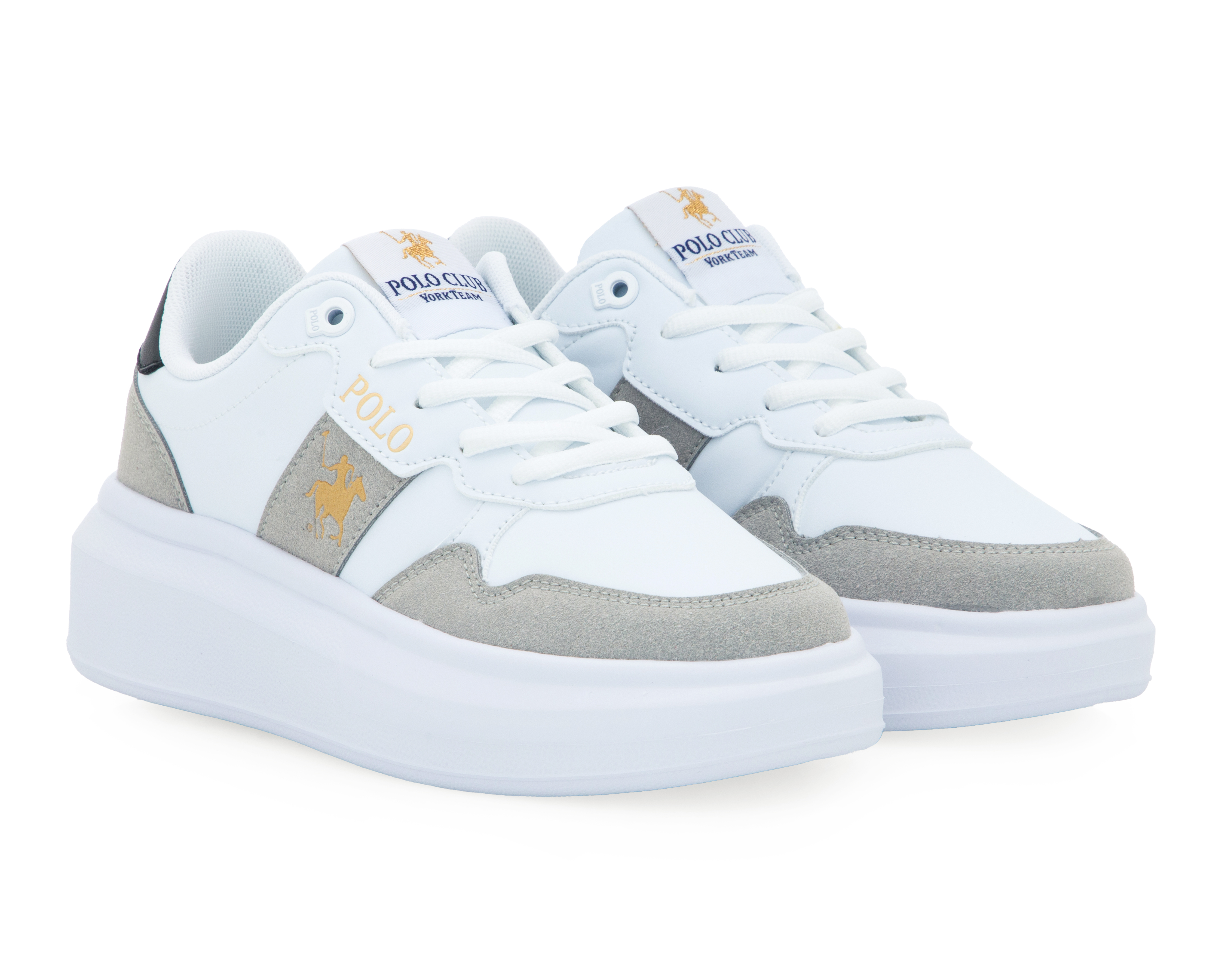 Foto 2 pulgar | Foto 1 | Tenis Casuales York Team Polo Club para Mujer