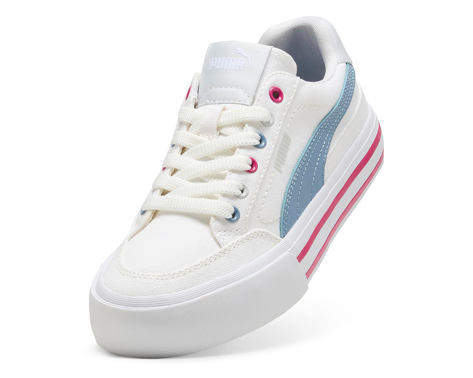 Foto 6 pulgar | Foto 5 | Tenis Puma Court Classic Vulc F Juveniles