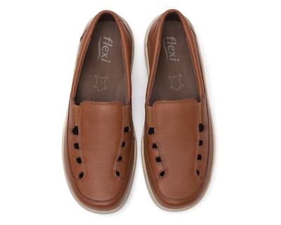 Foto 5 | Foto 5 | Zapatos Confort Flexi de Piel para Mujer