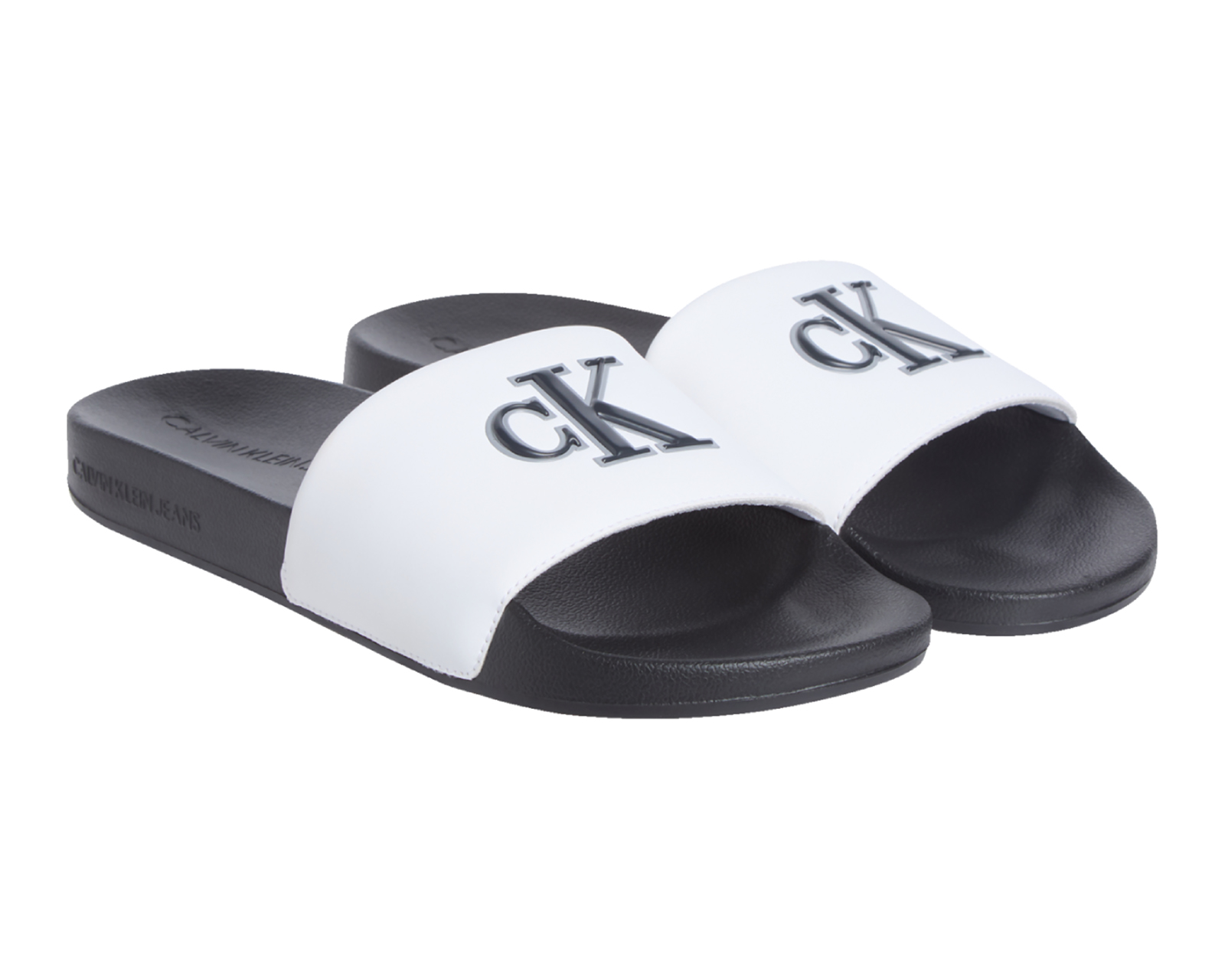 Foto 2 pulgar | Foto 1 | Sandalias de Playa Calvin Klein Slide Jelly Mono Pu para Hombre