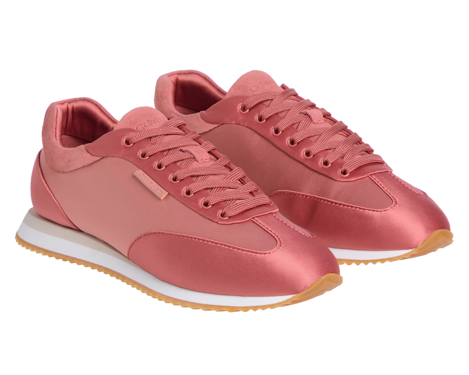 Foto 2 pulgar | Foto 1 | Tenis Calvin Klein Runner Lace Up Sat para Mujer