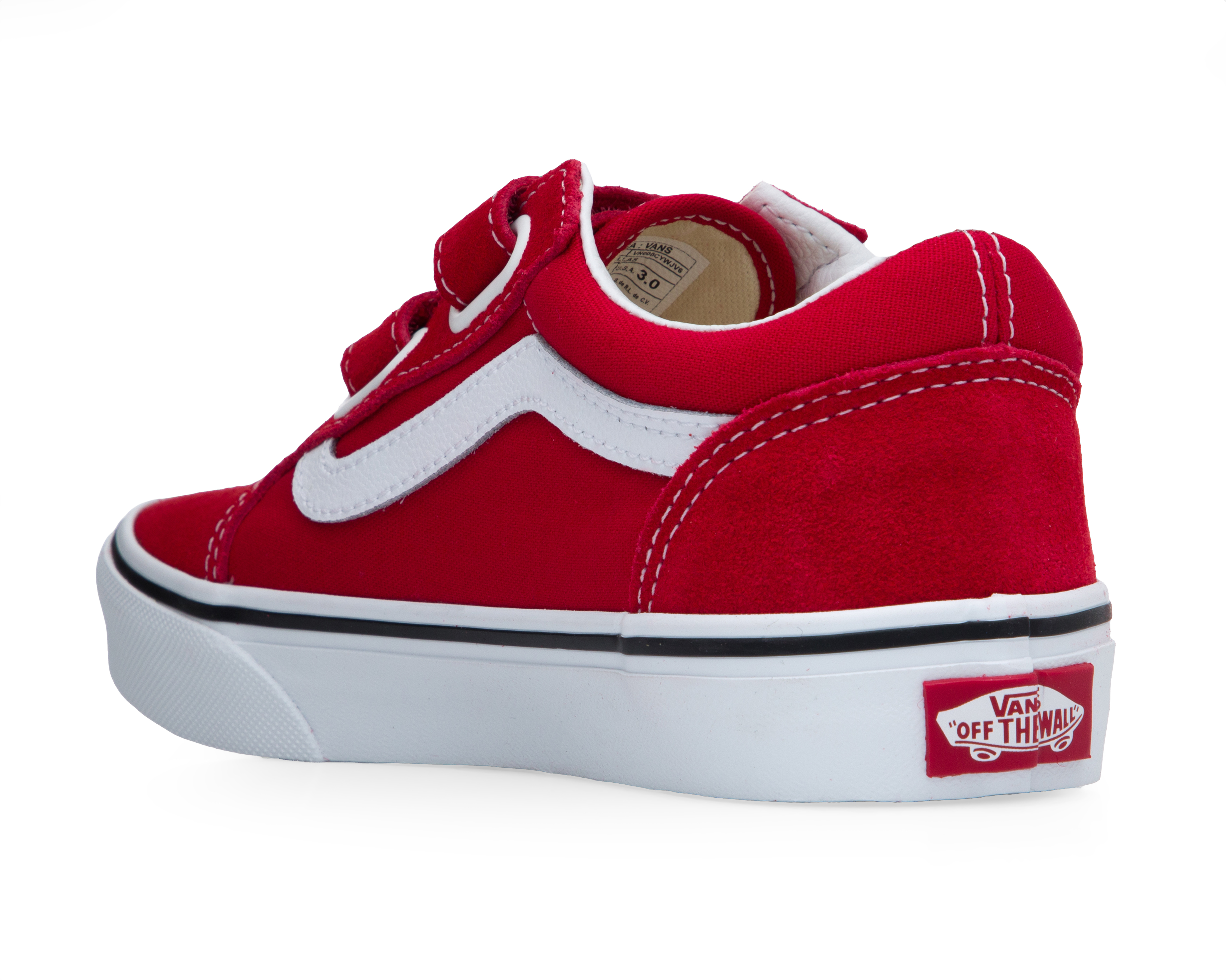 Foto 4 pulgar | Foto 3 | Tenis Vans Old Skool V de Piel Infantiles
