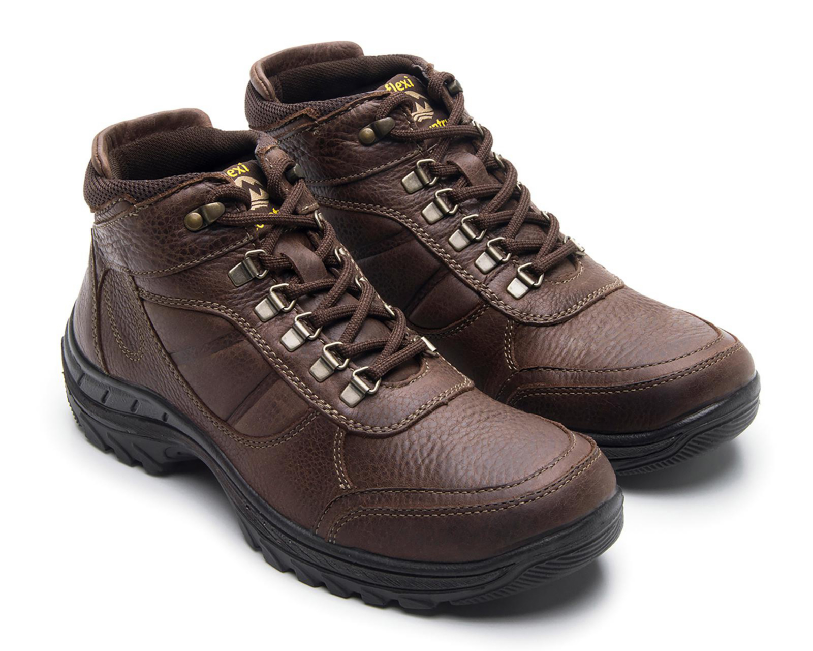 Foto 2 pulgar | Foto 1 | Botas Outdoor Flexi de Piel para Hombre
