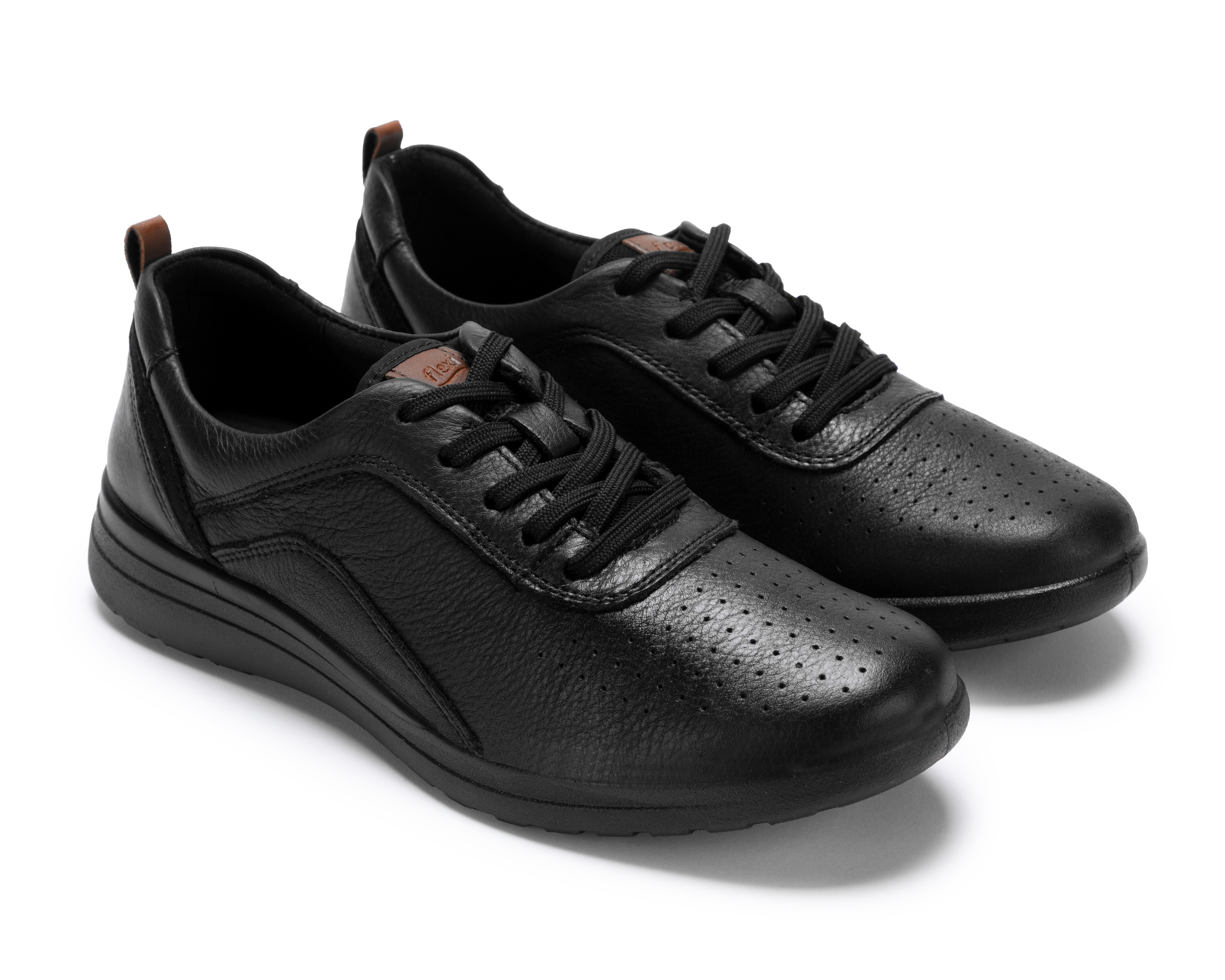 Zapatos Confort Flexi de Piel para Mujer