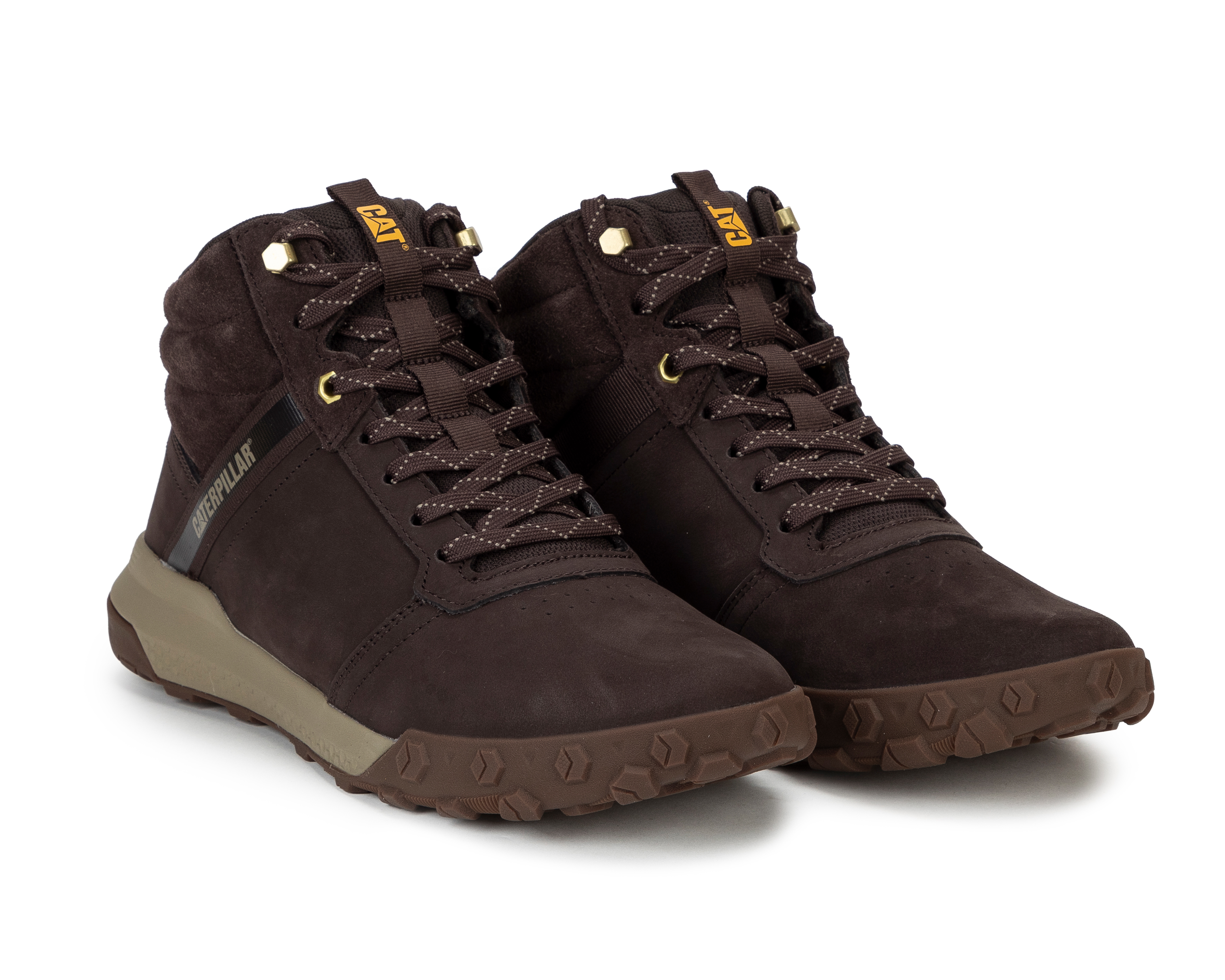 Foto 2 pulgar | Foto 1 | Botas Casuales CAT Hex Ready Mid de Piel para Hombre